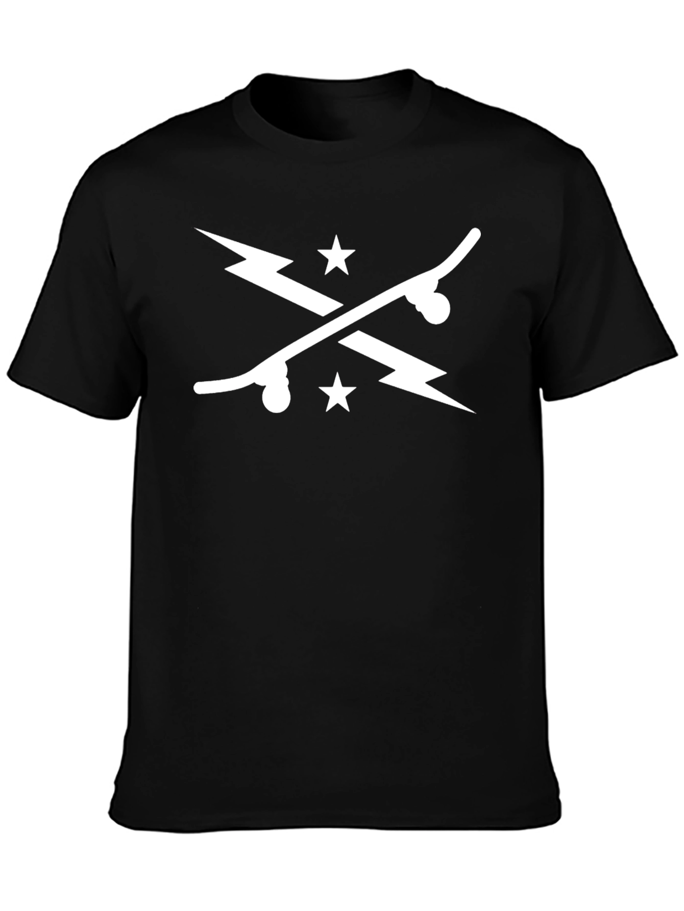 Skate & Strike Graphic Tee - Stylish Black T-Shirt