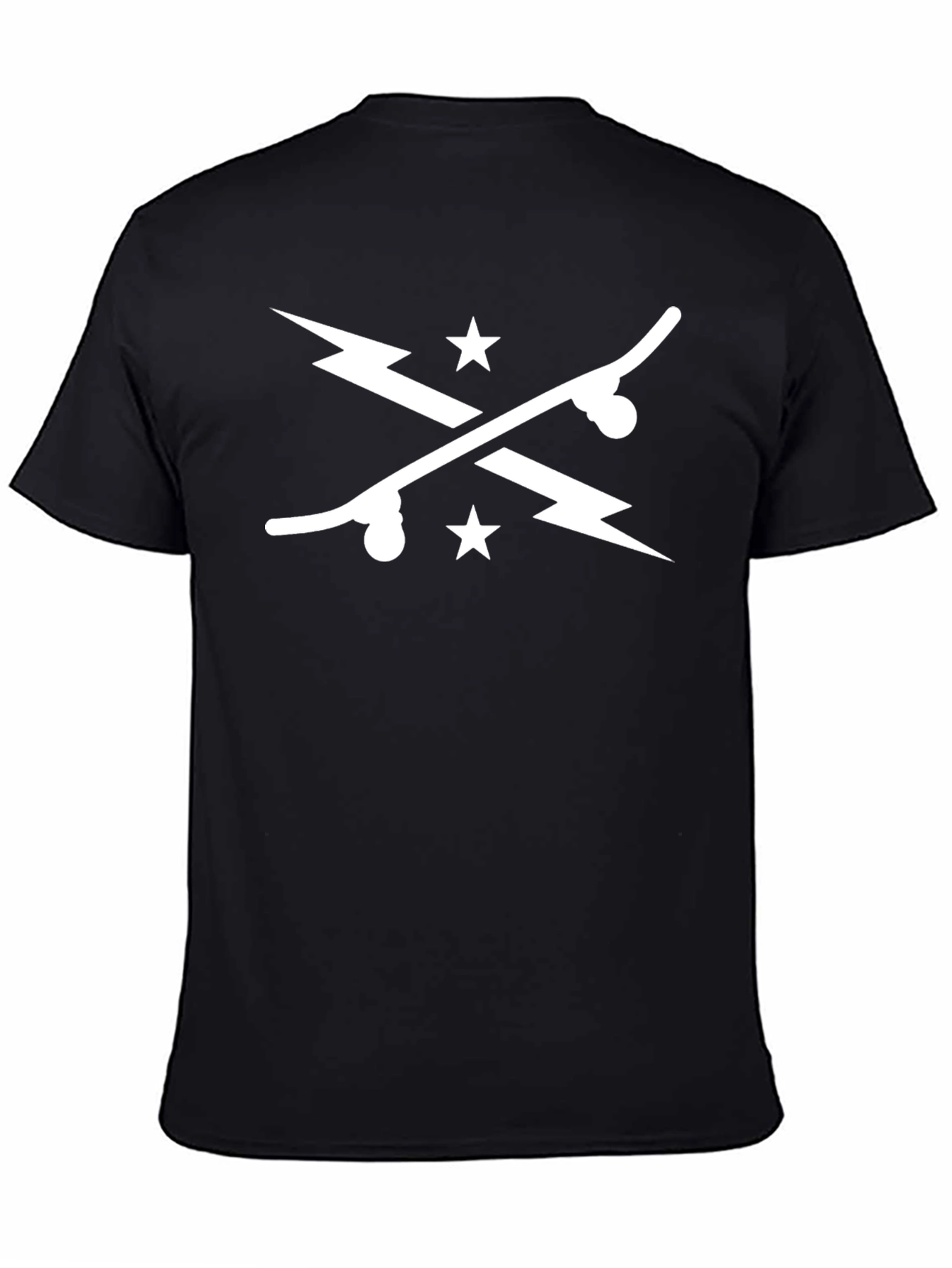 Skate & Strike Graphic Tee - Stylish Black T-Shirt