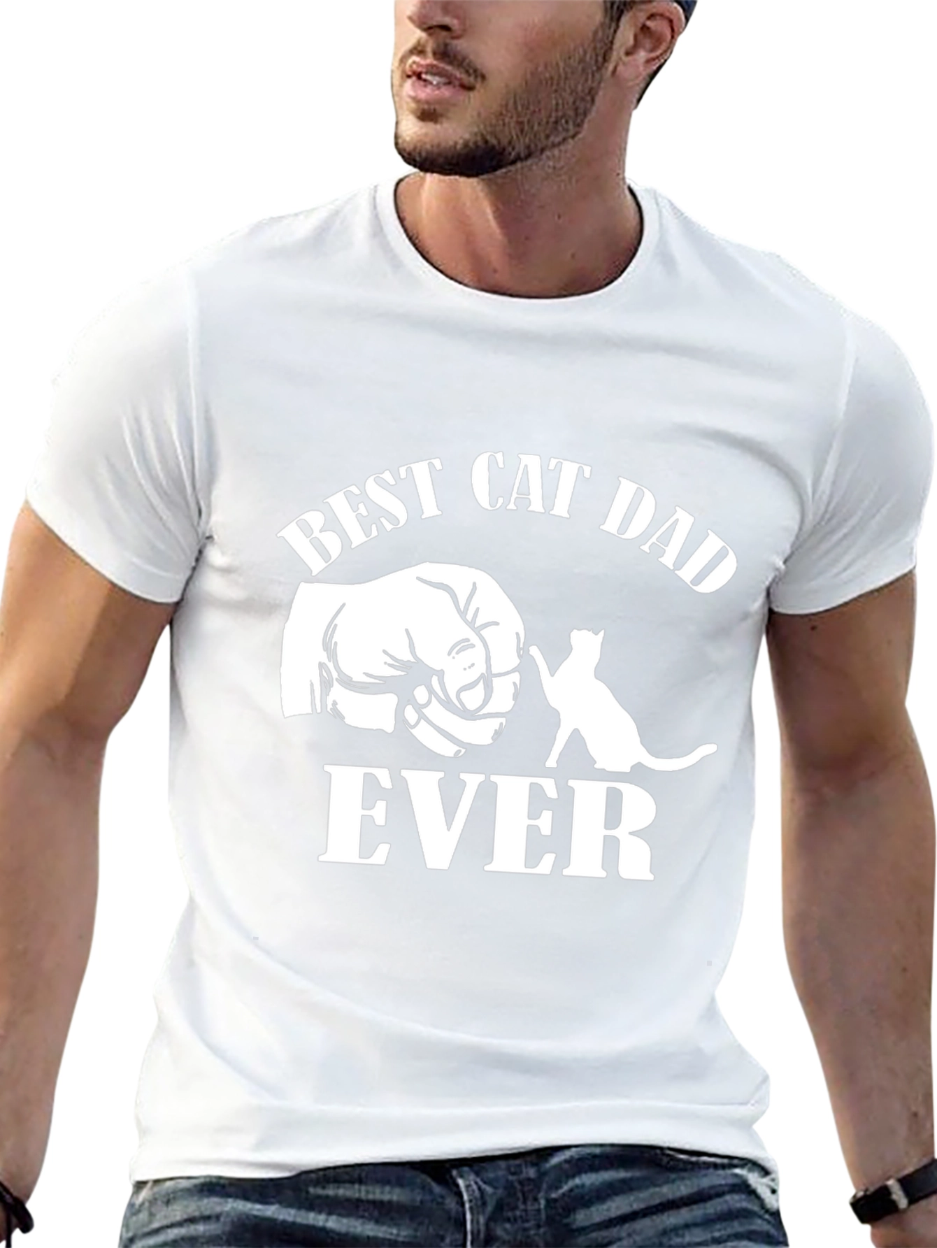 Best Cat Dad Ever T-Shirt