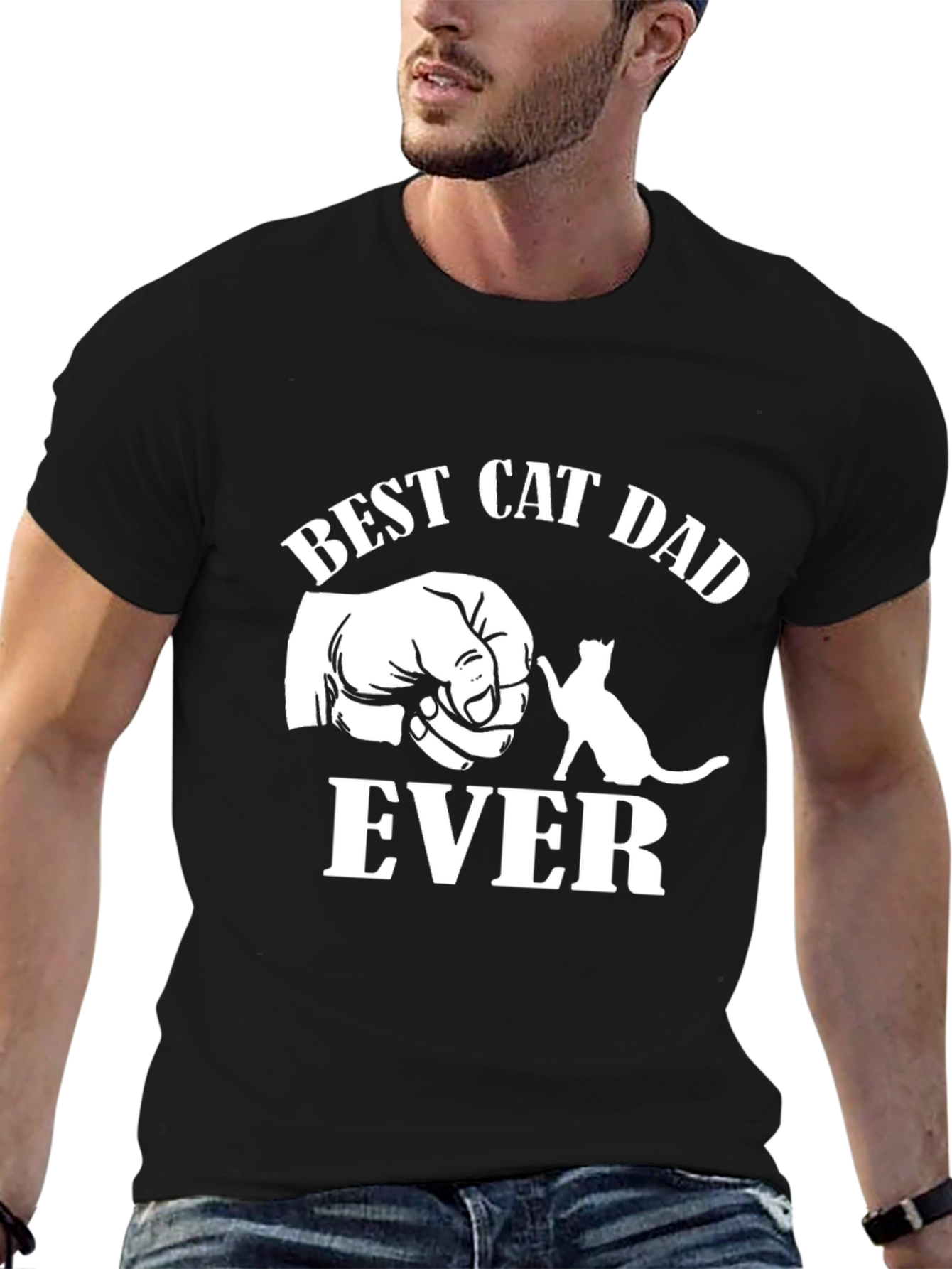 Best Cat Dad Ever T-Shirt
