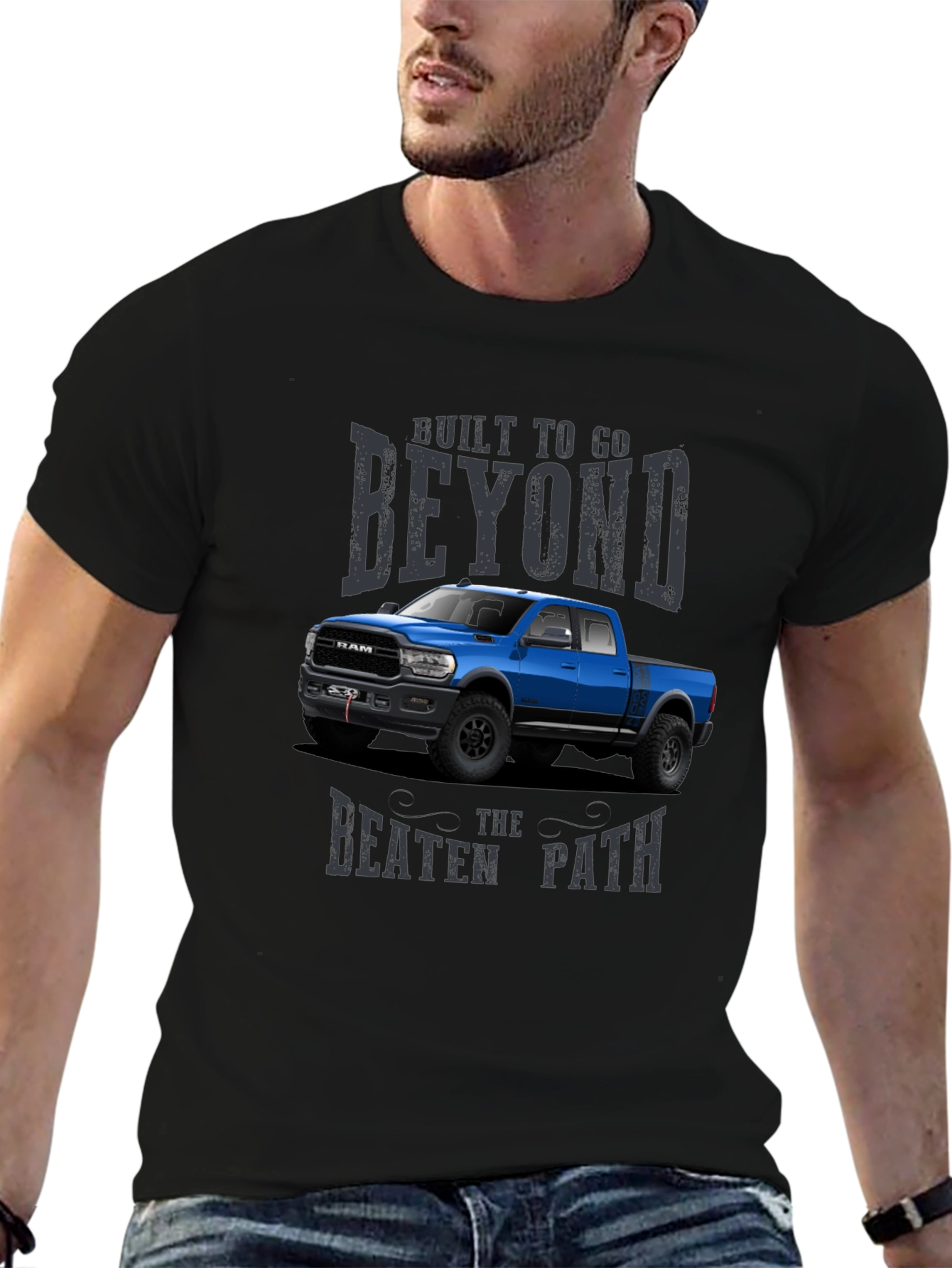 Built To Go Beyond Ram Truck Graphic T-Shirt