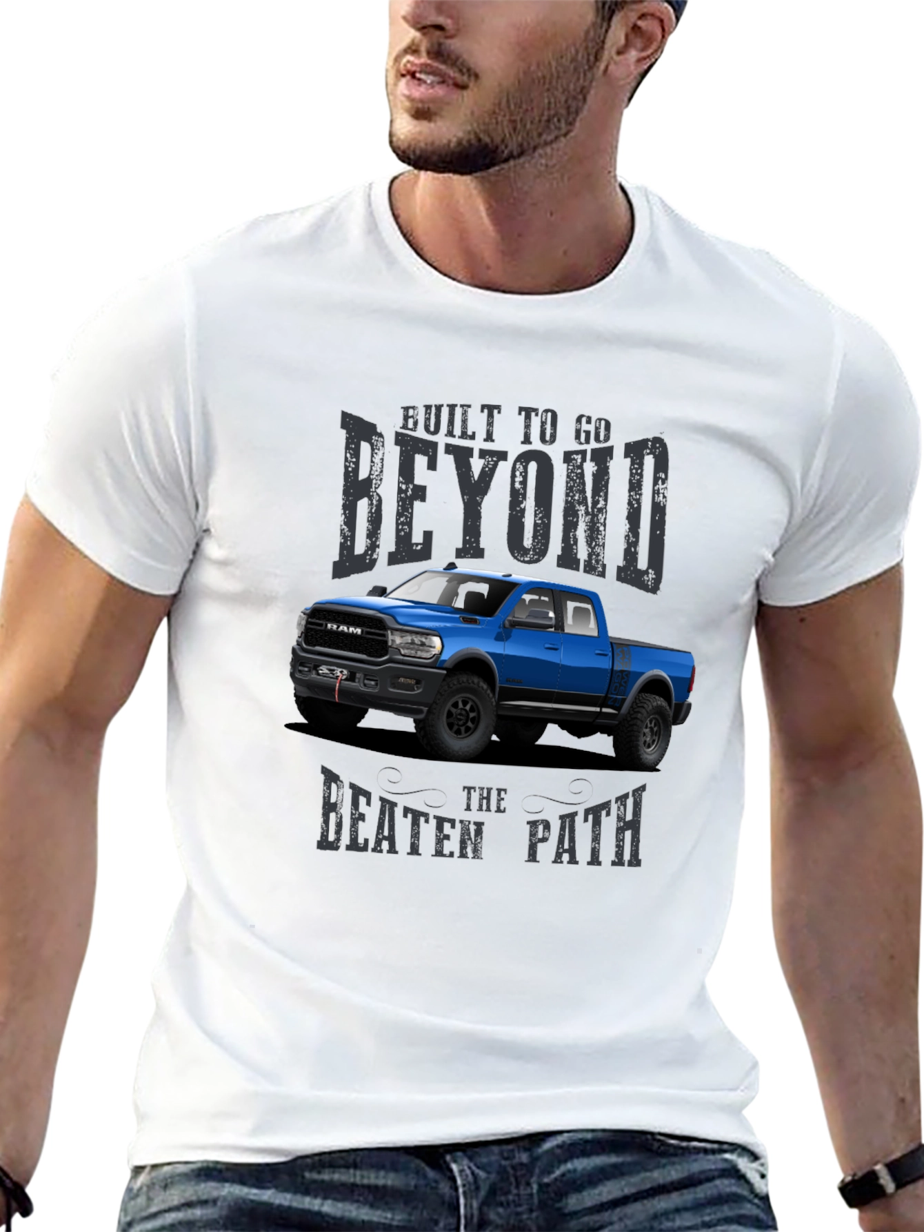 Built To Go Beyond Ram Truck Graphic T-Shirt