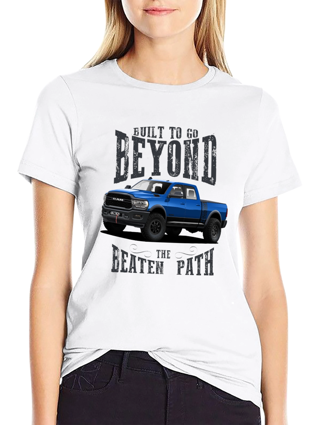 Built To Go Beyond Ram Truck Graphic T-Shirt