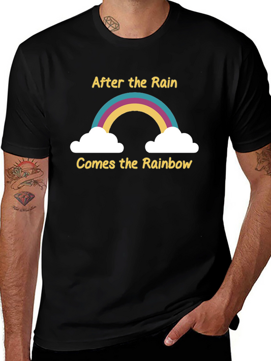 Rainbow T-Shirt - After the Rain Graphic Tee