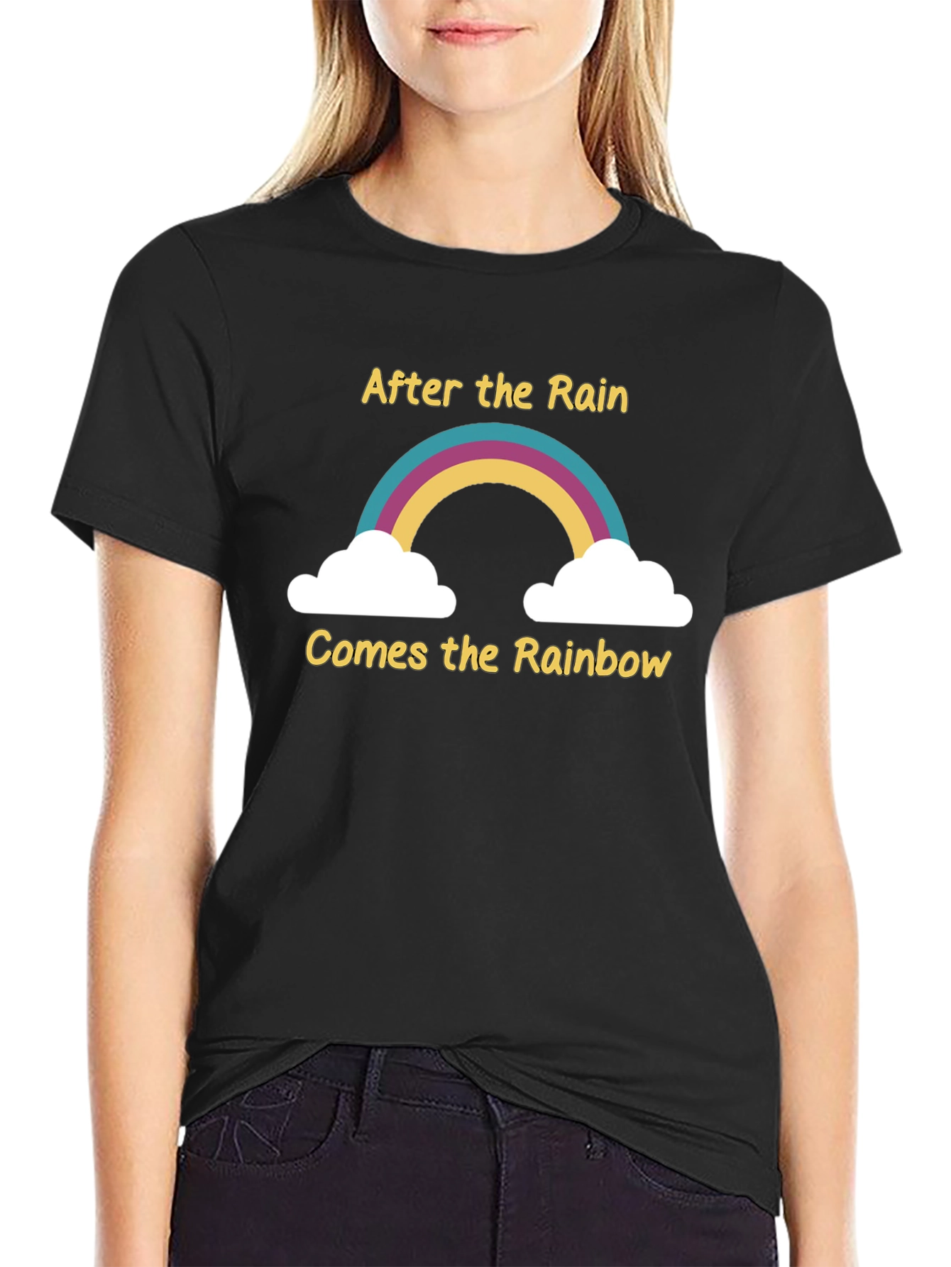 Rainbow T-Shirt - After the Rain Graphic Tee