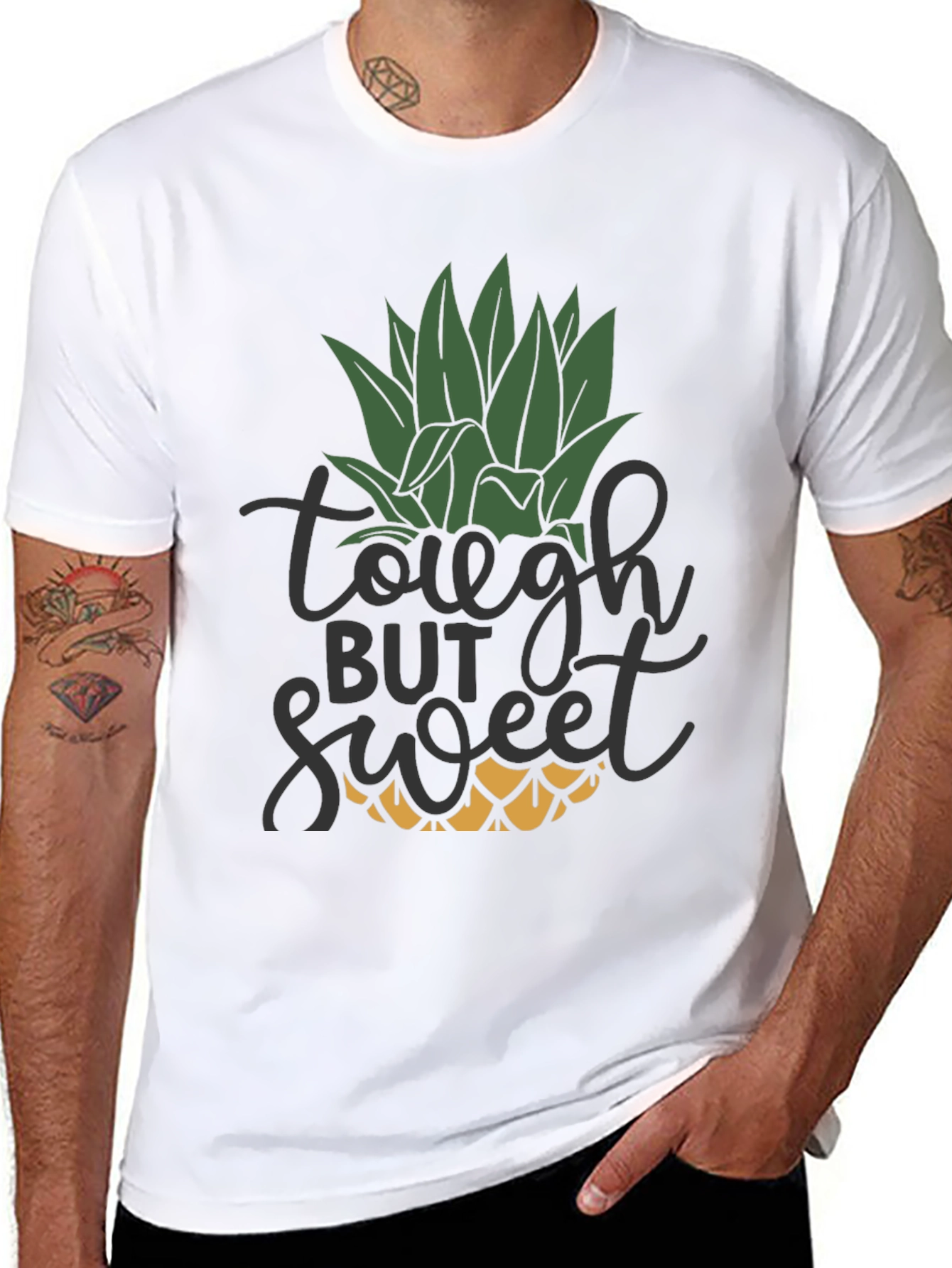 Tough But Sweet Pineapple Graphic Tee