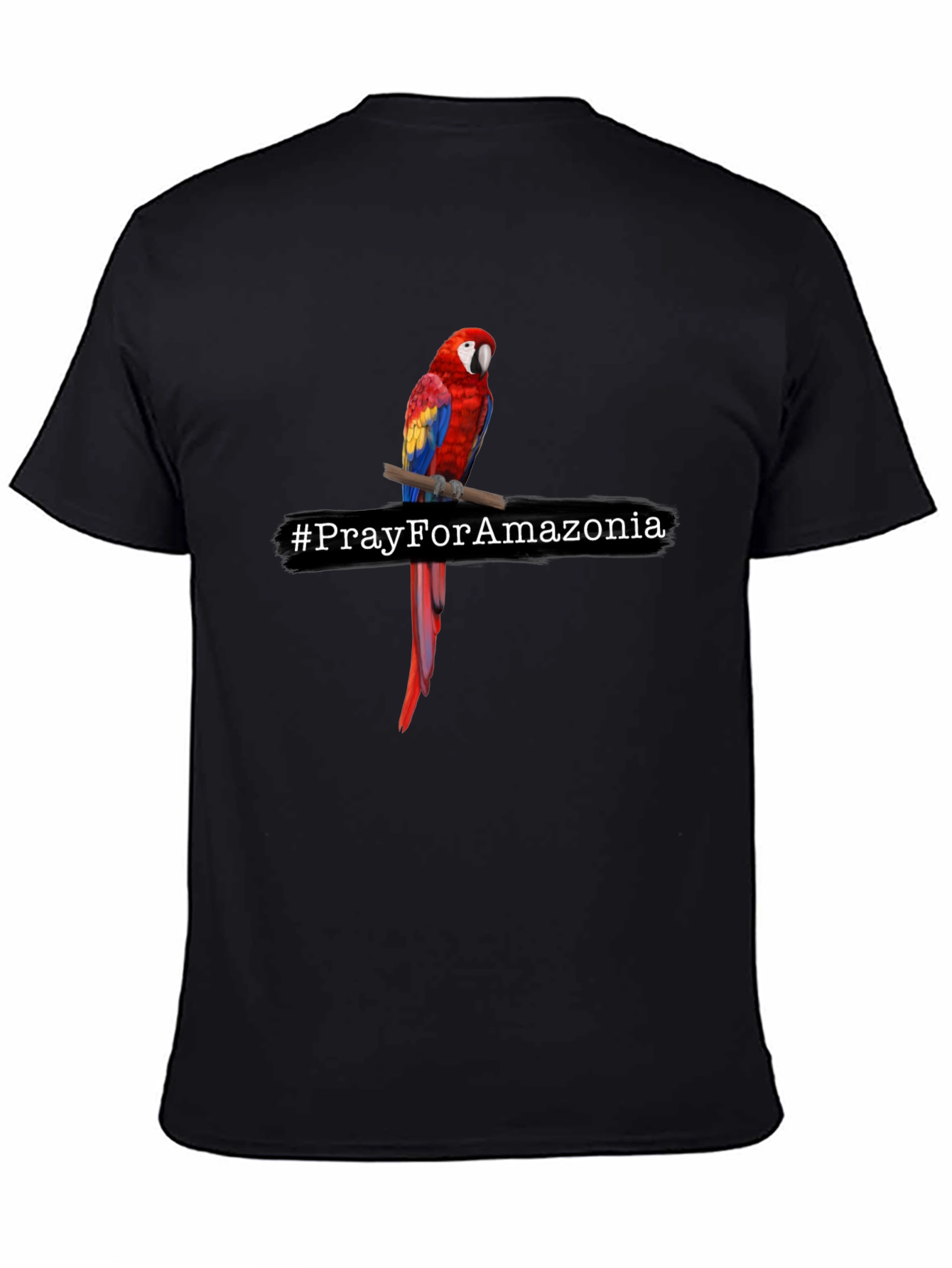 Pray For Amazonia Parrot T-Shirt