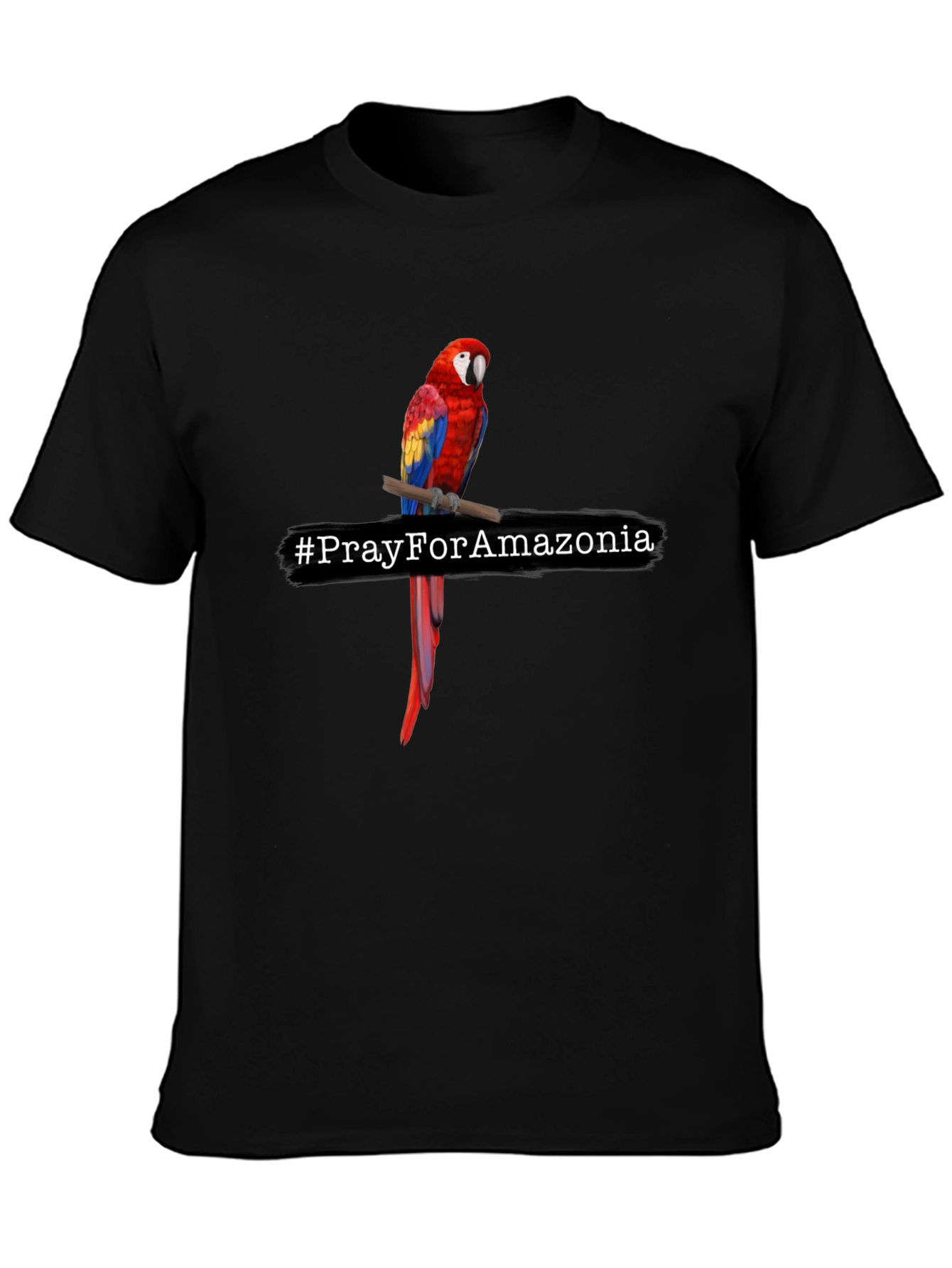 Pray For Amazonia Parrot T-Shirt