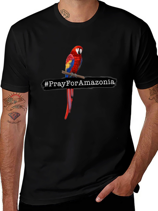 Pray For Amazonia Parrot T-Shirt