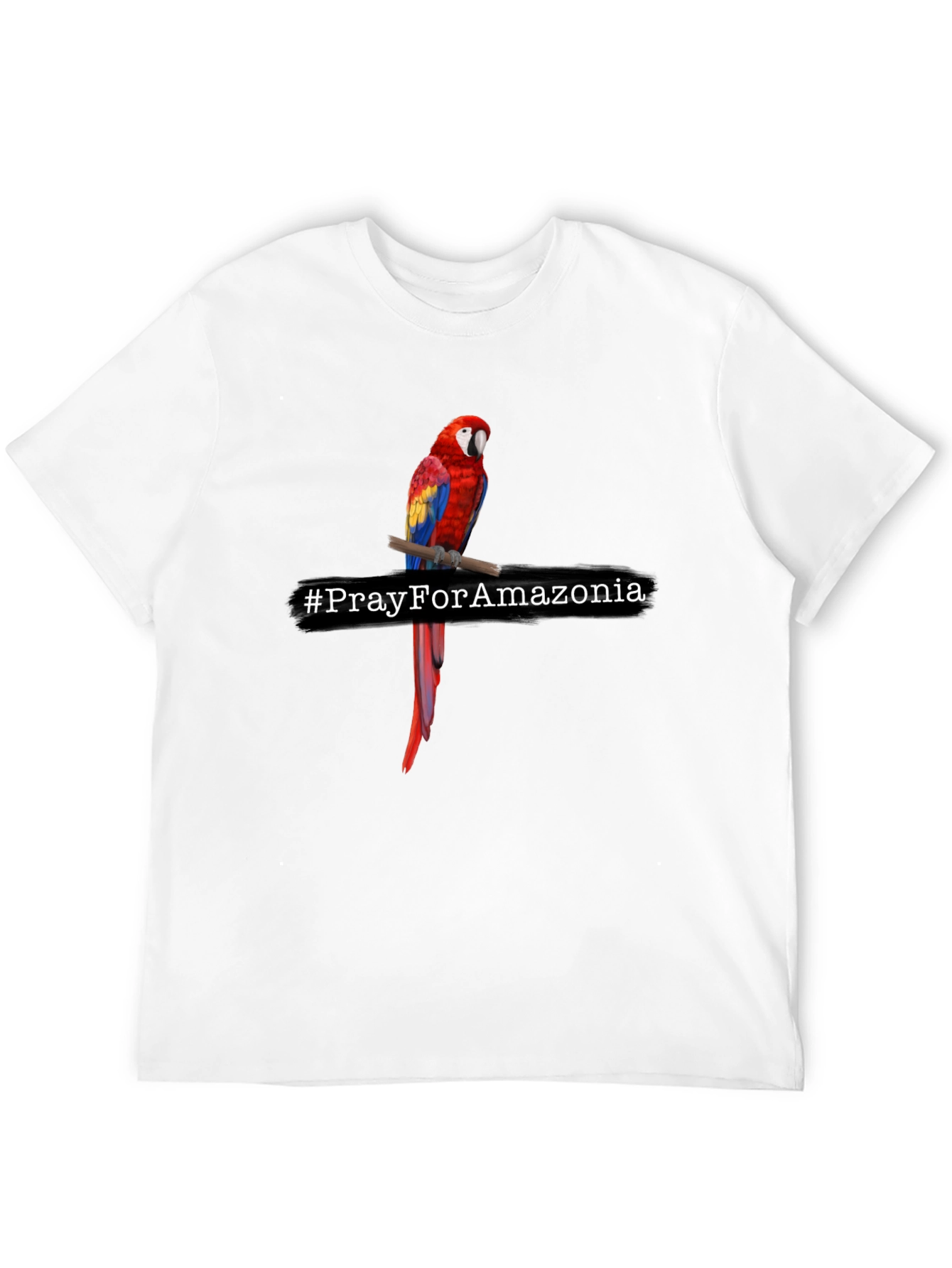Pray For Amazonia Parrot T-Shirt