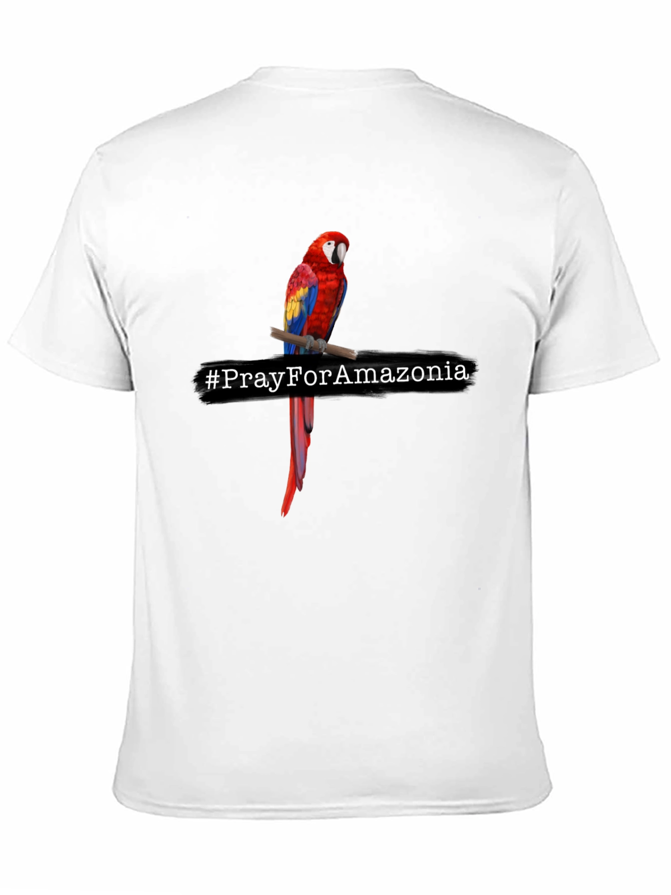 Pray For Amazonia Parrot T-Shirt