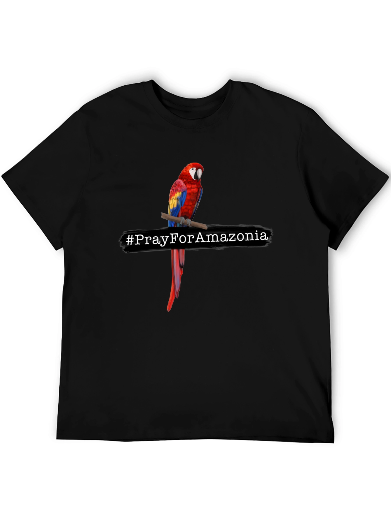 Pray For Amazonia Parrot T-Shirt