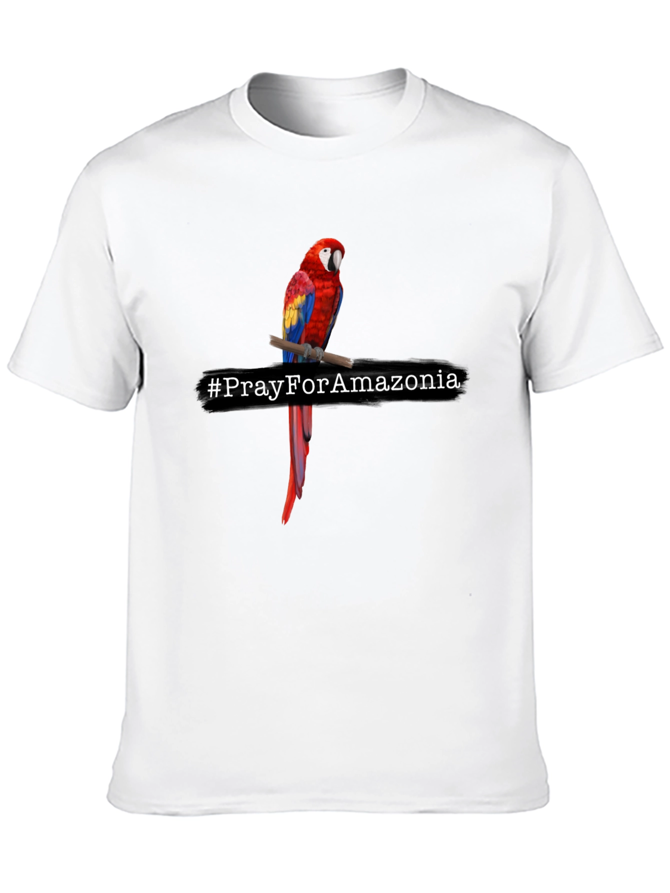 Pray For Amazonia Parrot T-Shirt
