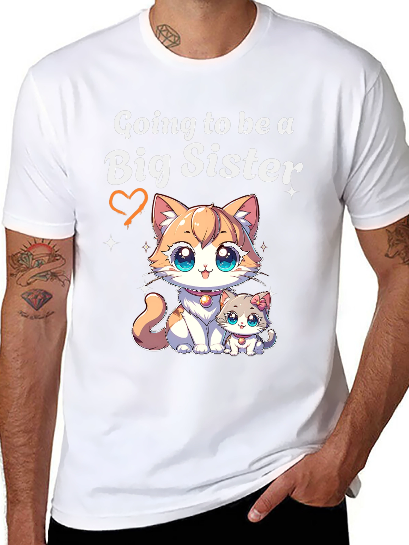 Big Sister Cute Cats T-Shirt