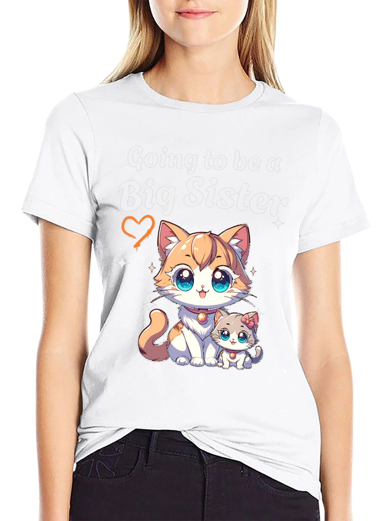 Big Sister Cute Cats T-Shirt