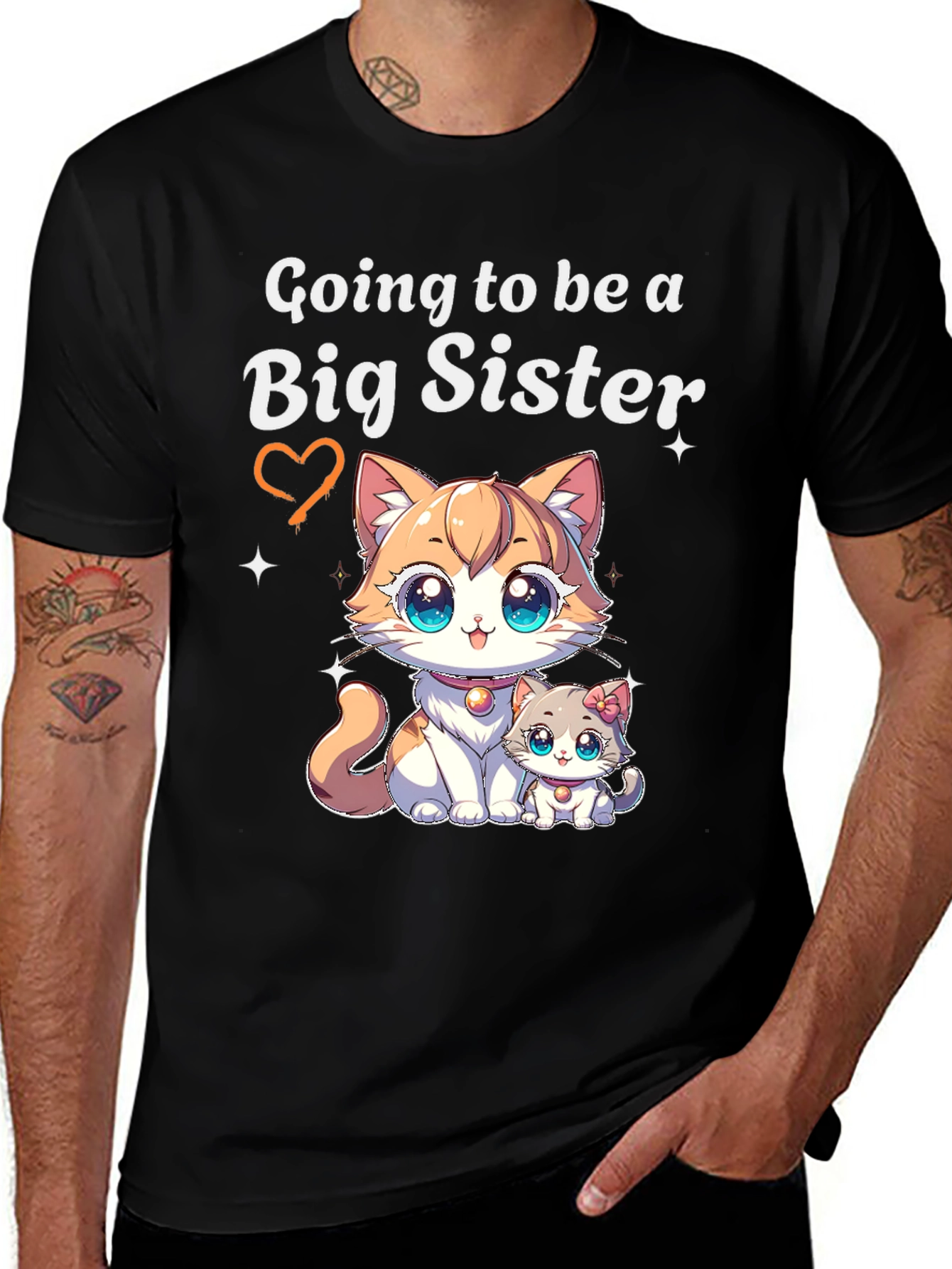 Big Sister Cute Cats T-Shirt