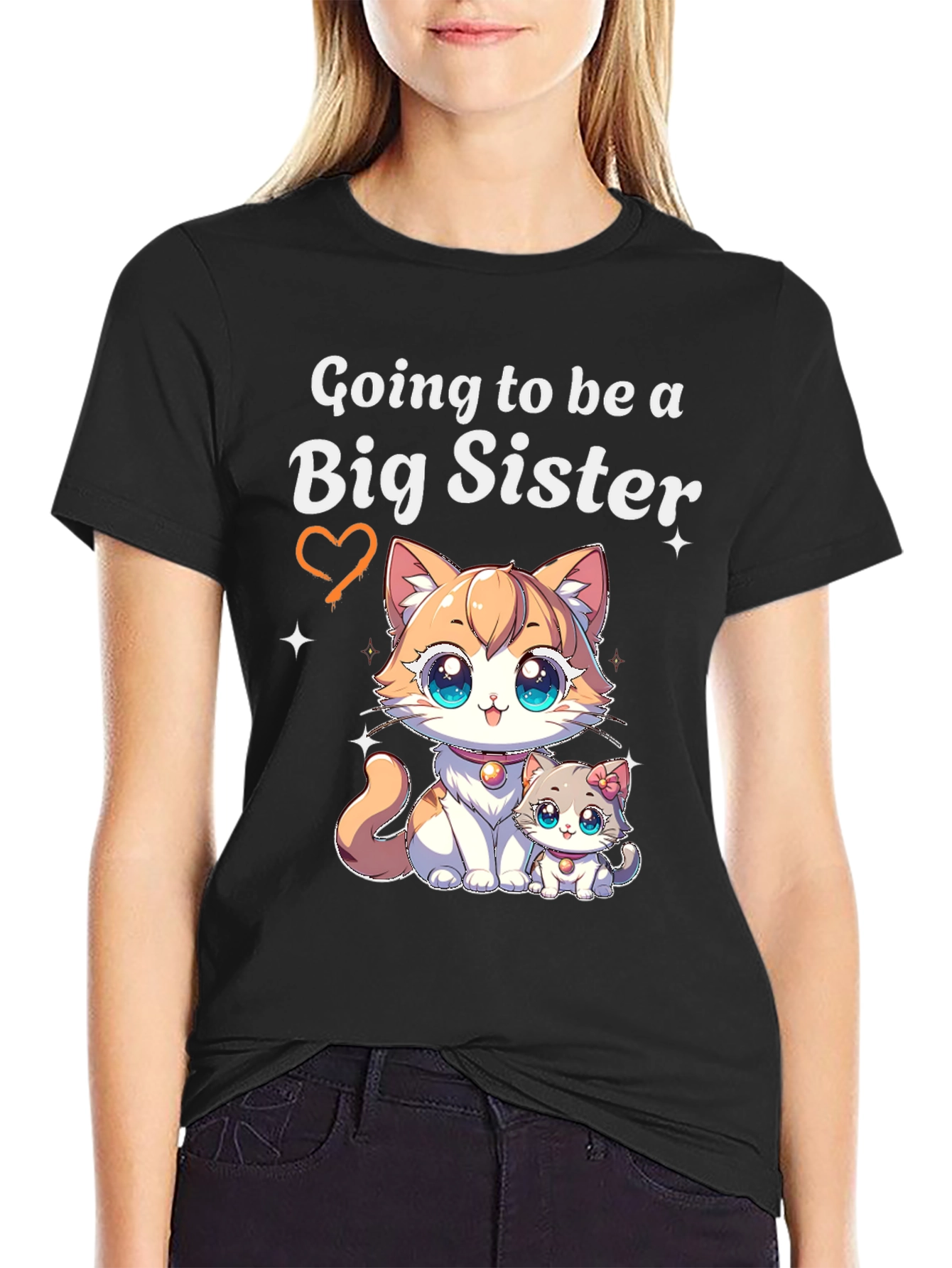 Big Sister Cute Cats T-Shirt