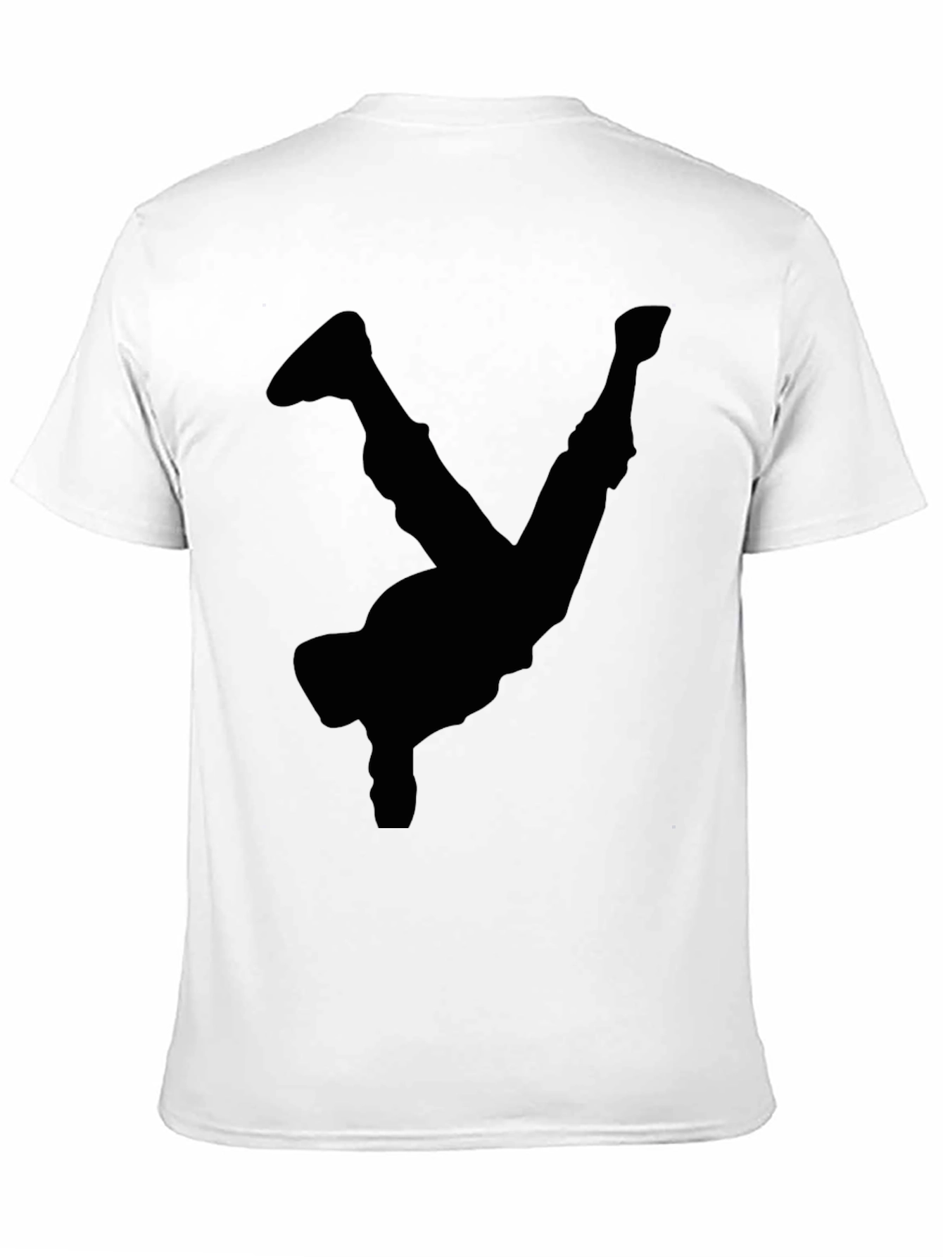 Black Breakdancer Silhouette T-Shirt