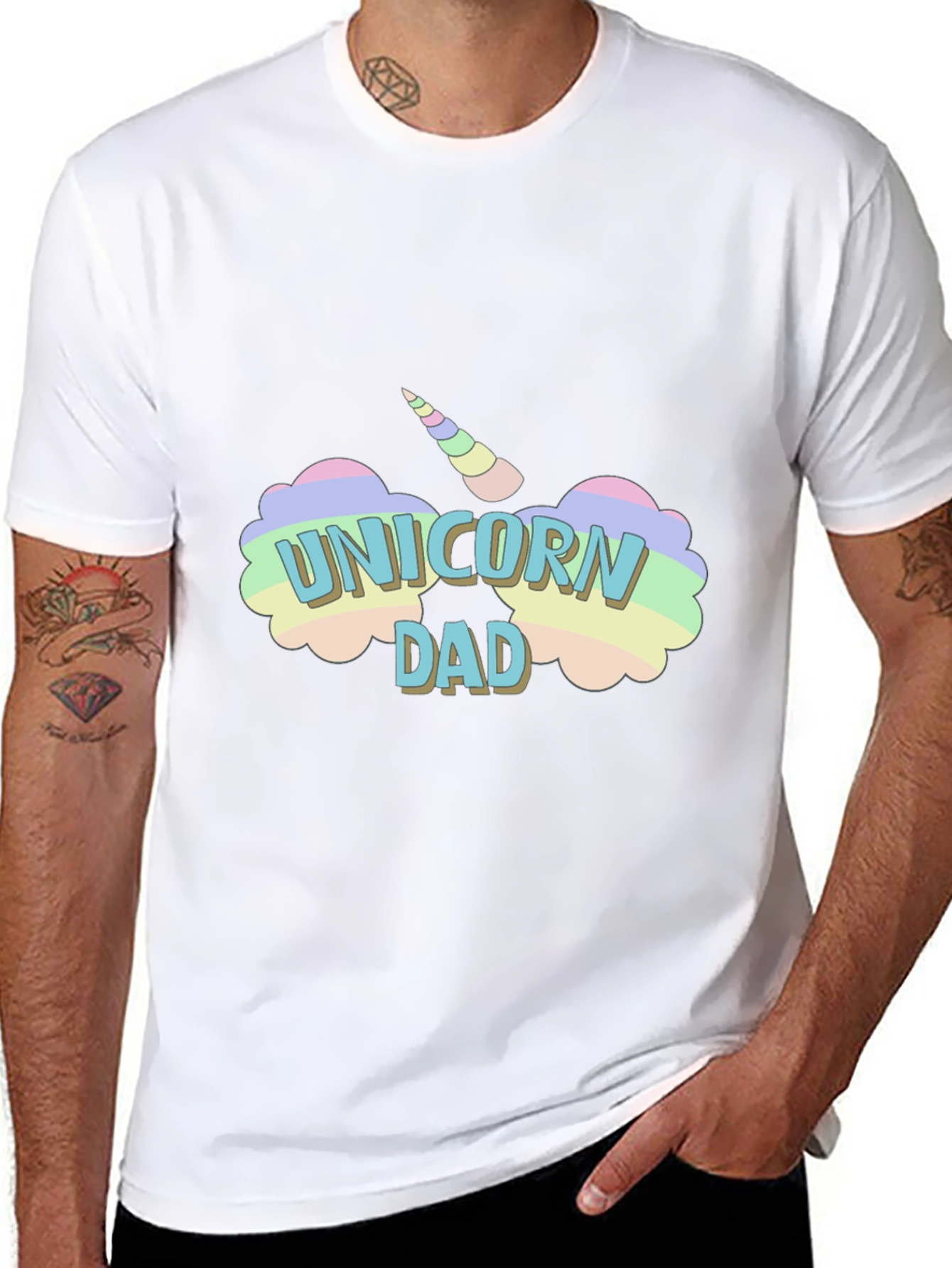 Unicorn Dad Graphic T-Shirt