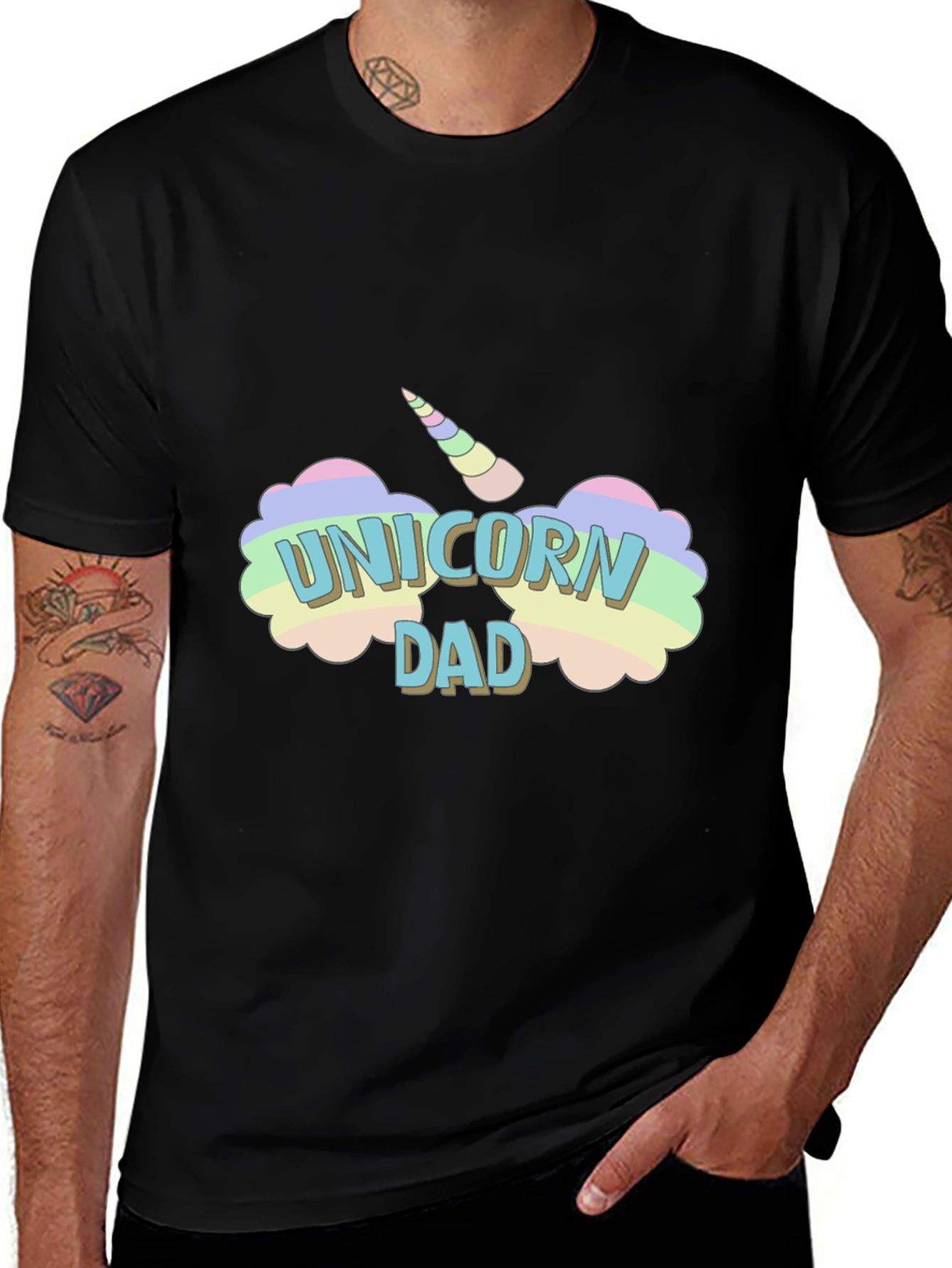 Unicorn Dad Graphic T-Shirt