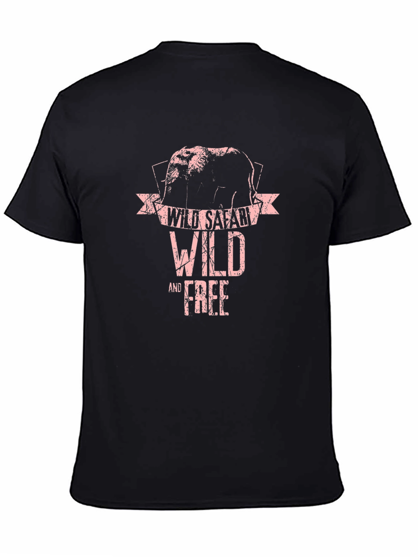 Wild Safari Elephant Graphic T-Shirt