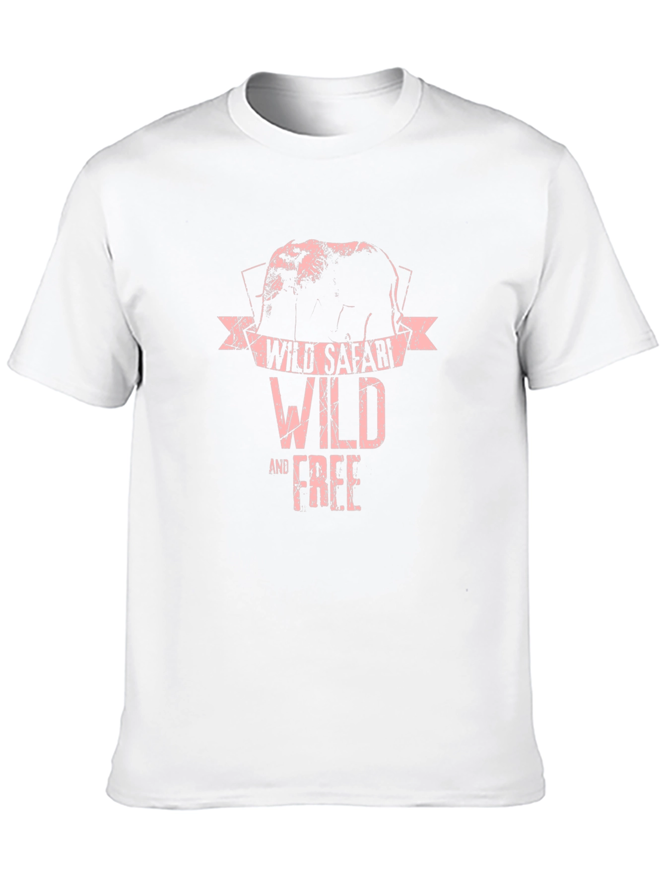 Wild Safari Elephant Graphic T-Shirt