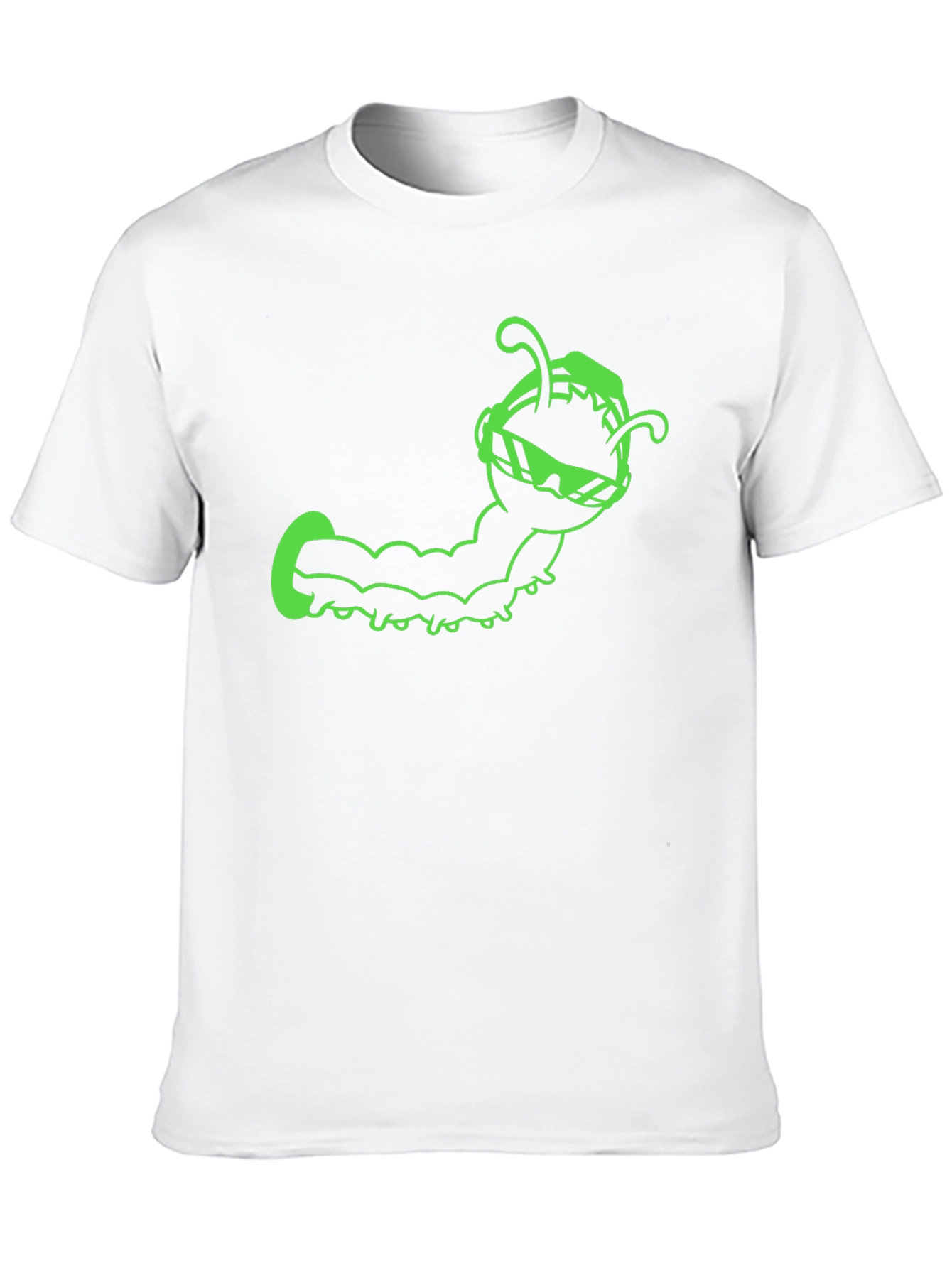 Cool Caterpillar Graphic Tee - Black