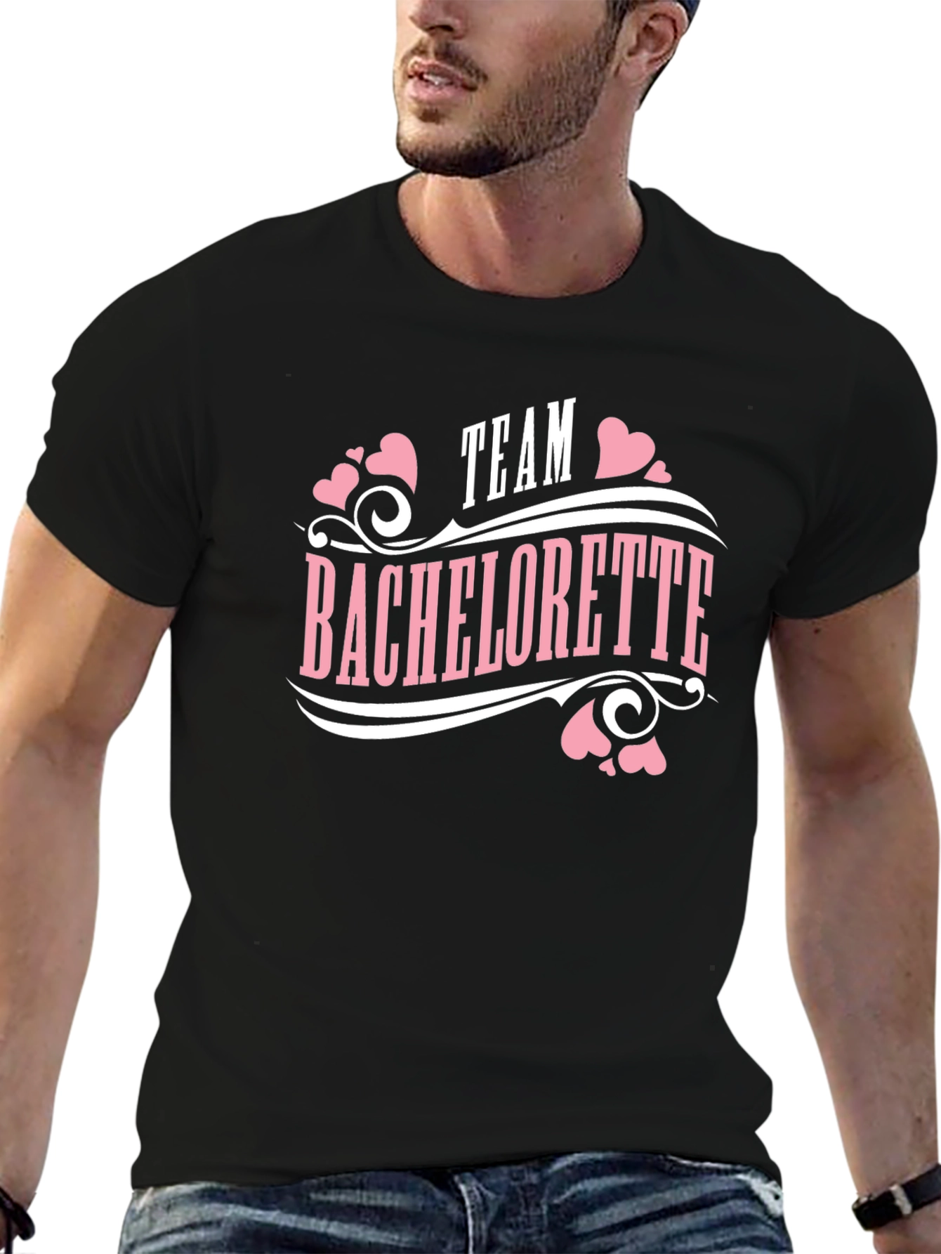 Team Bachelorette Black T-Shirt