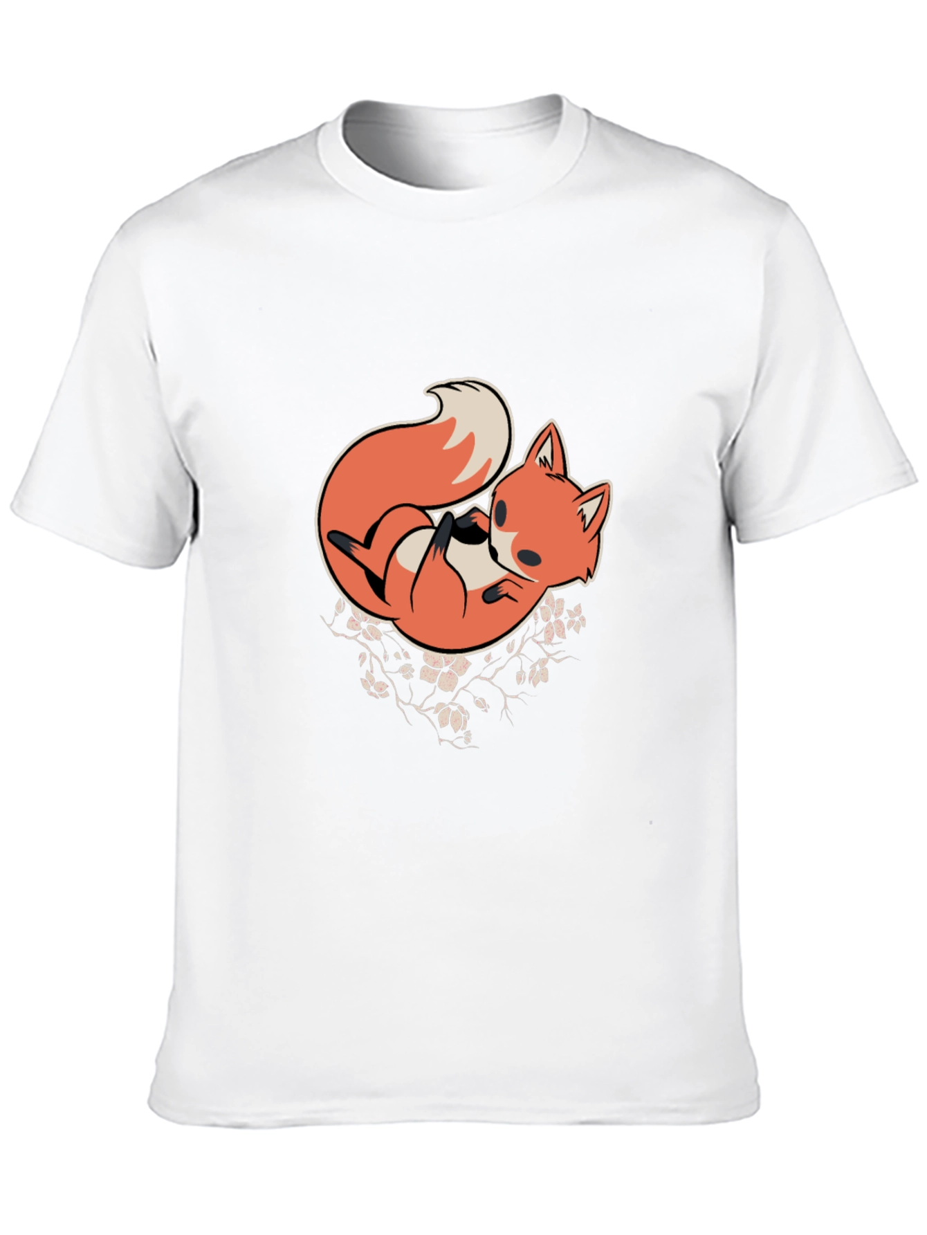 Fox Graphic Black T-Shirt - Casual Comfort