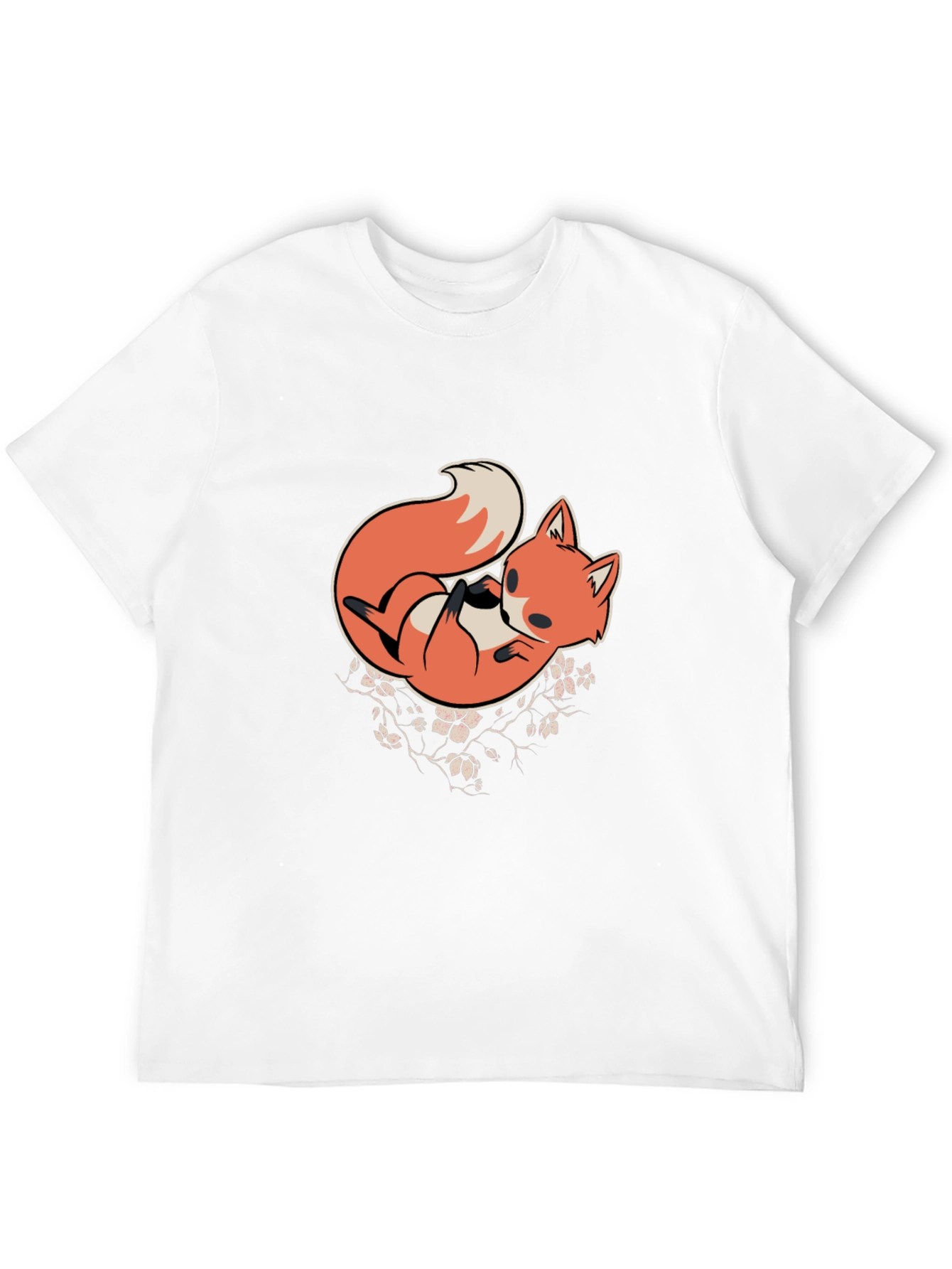 Fox Graphic Black T-Shirt - Casual Comfort