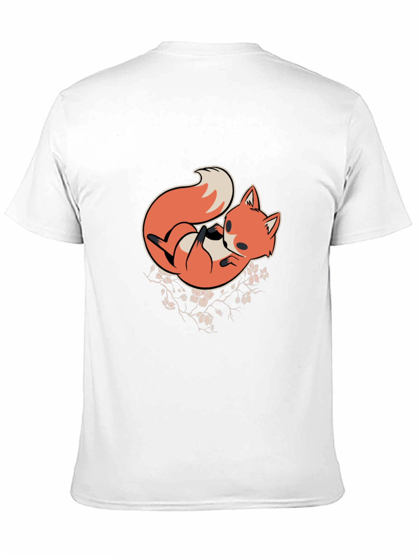 Fox Graphic Black T-Shirt - Casual Comfort