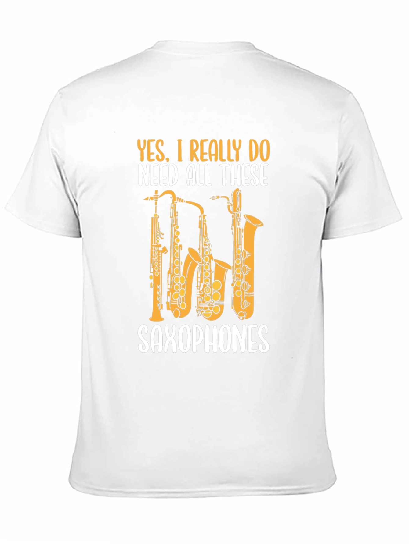 Saxophones Graphic T-Shirt Musician Band Tee