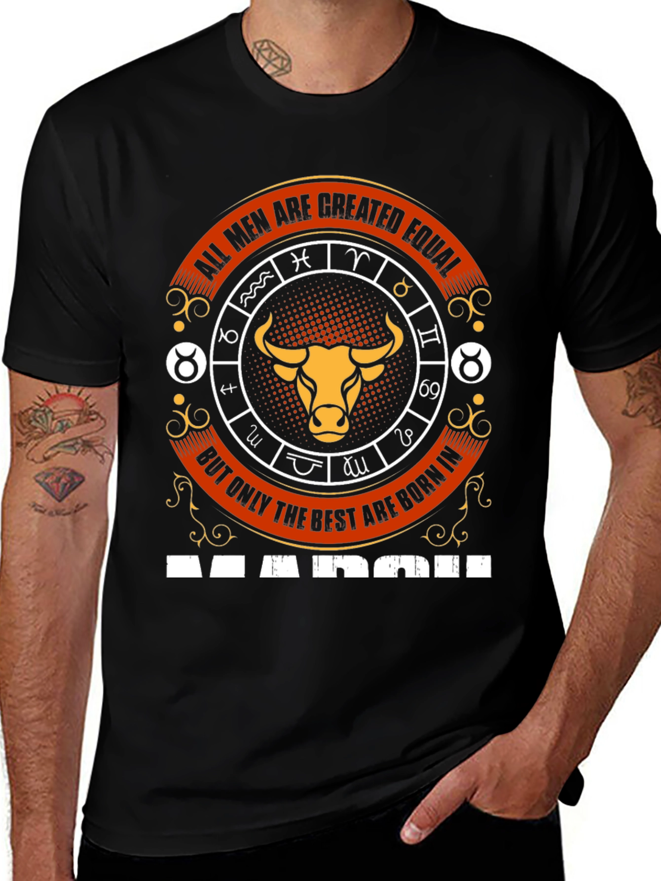 Mens Zodiac Taurus T-Shirt
