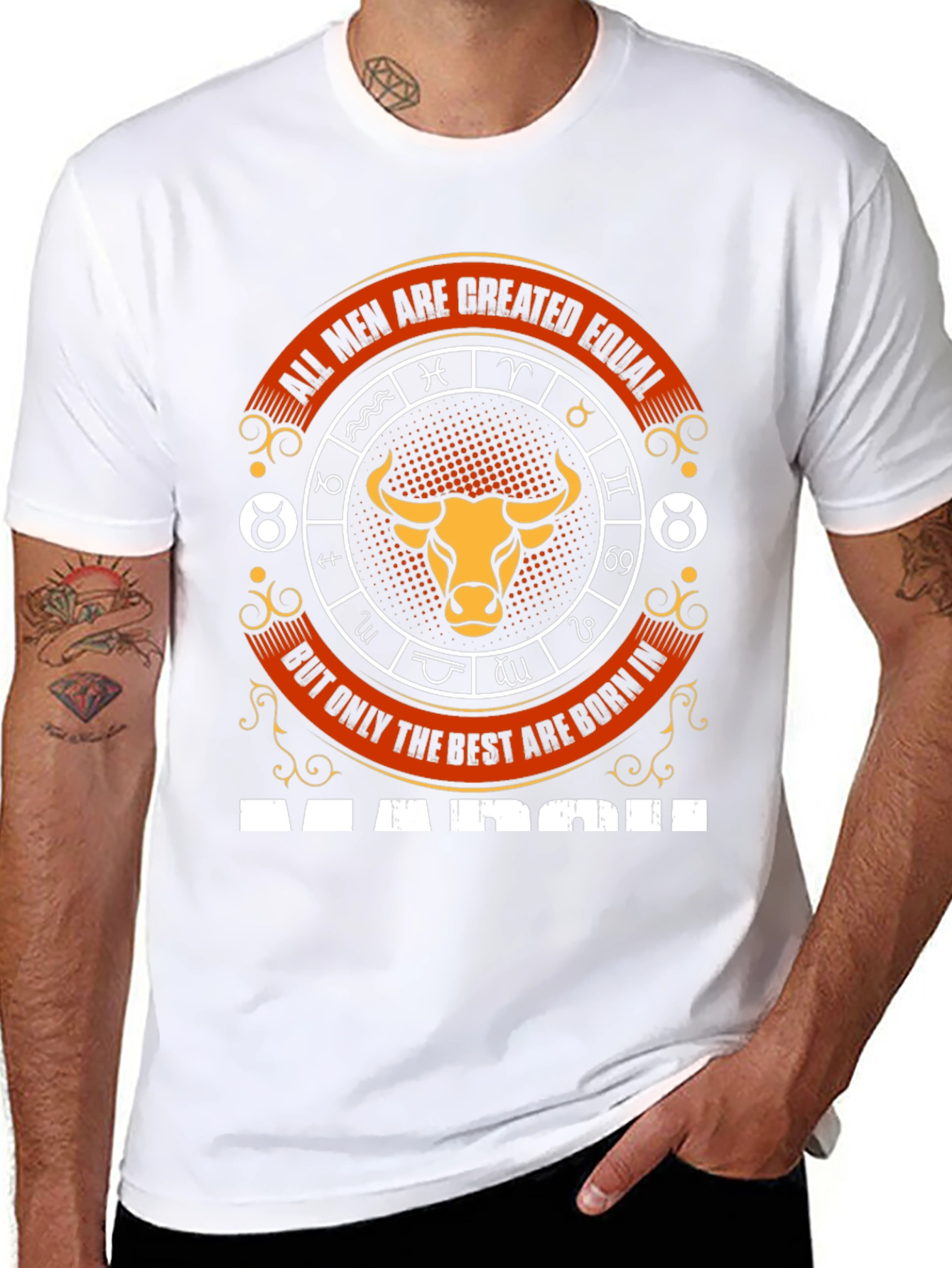Mens Zodiac Taurus T-Shirt