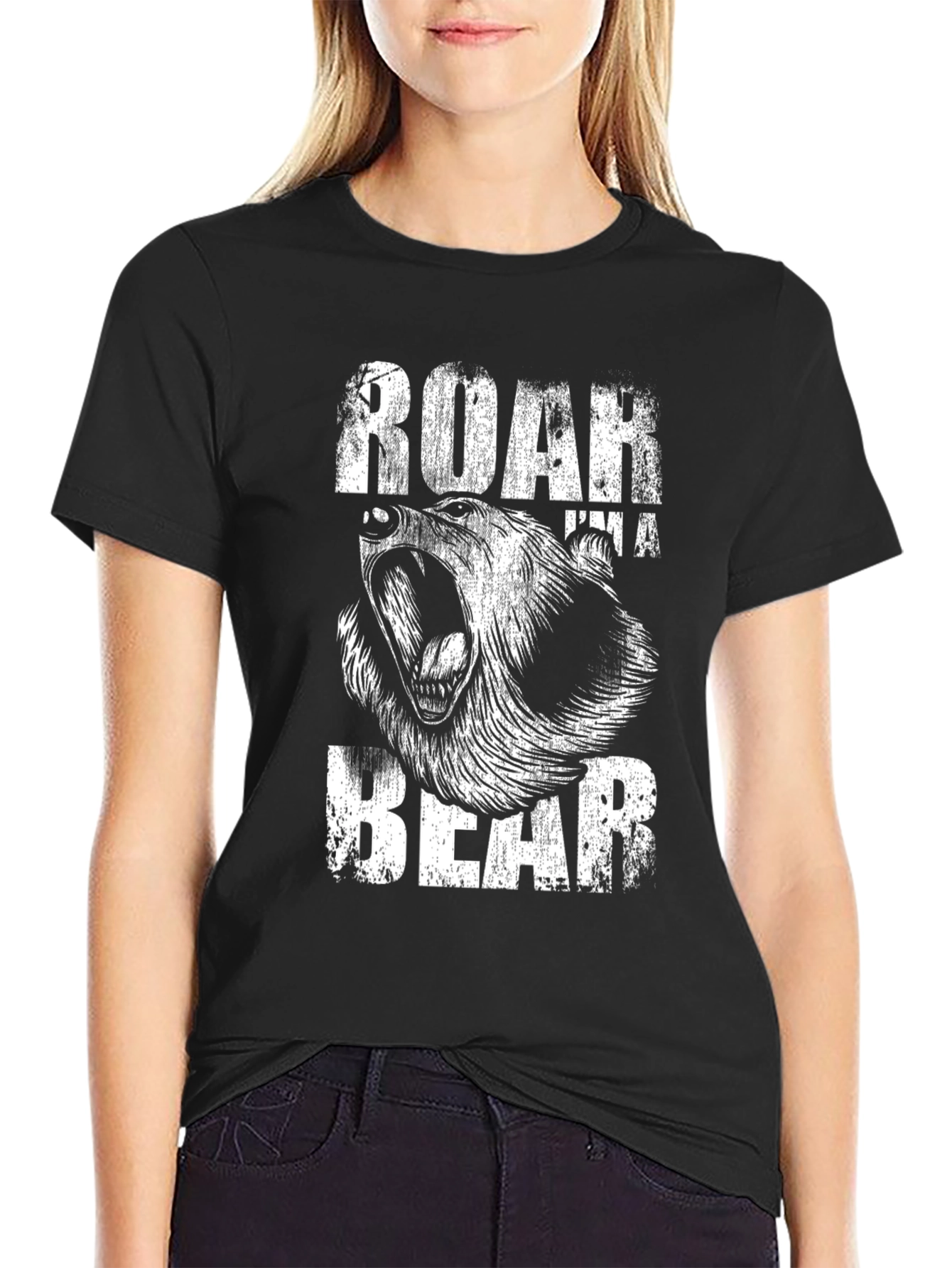 Roar Im a Bear Graphic T-Shirt