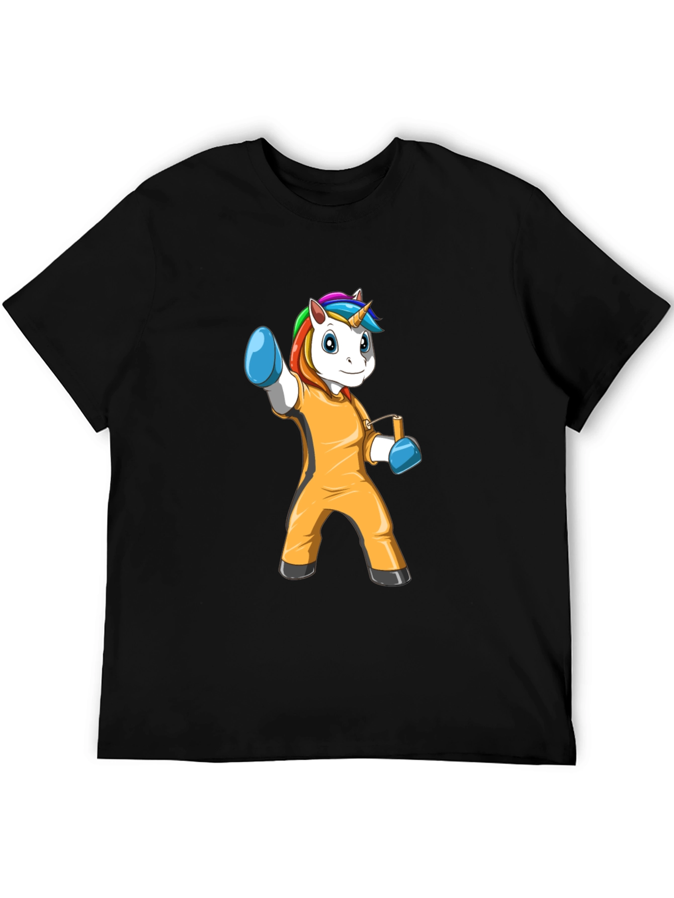 Unicorn in Jail Outfit Graphic Tee