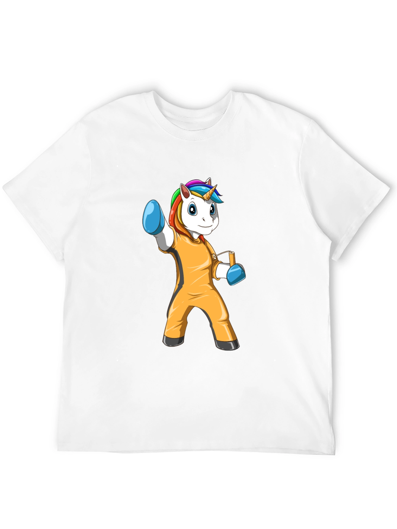 Unicorn in Jail Outfit Graphic Tee
