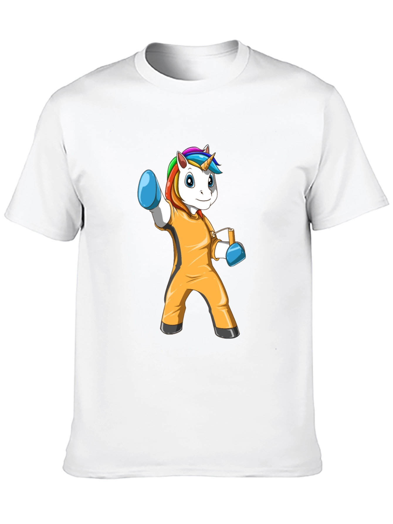Unicorn in Jail Outfit Graphic Tee