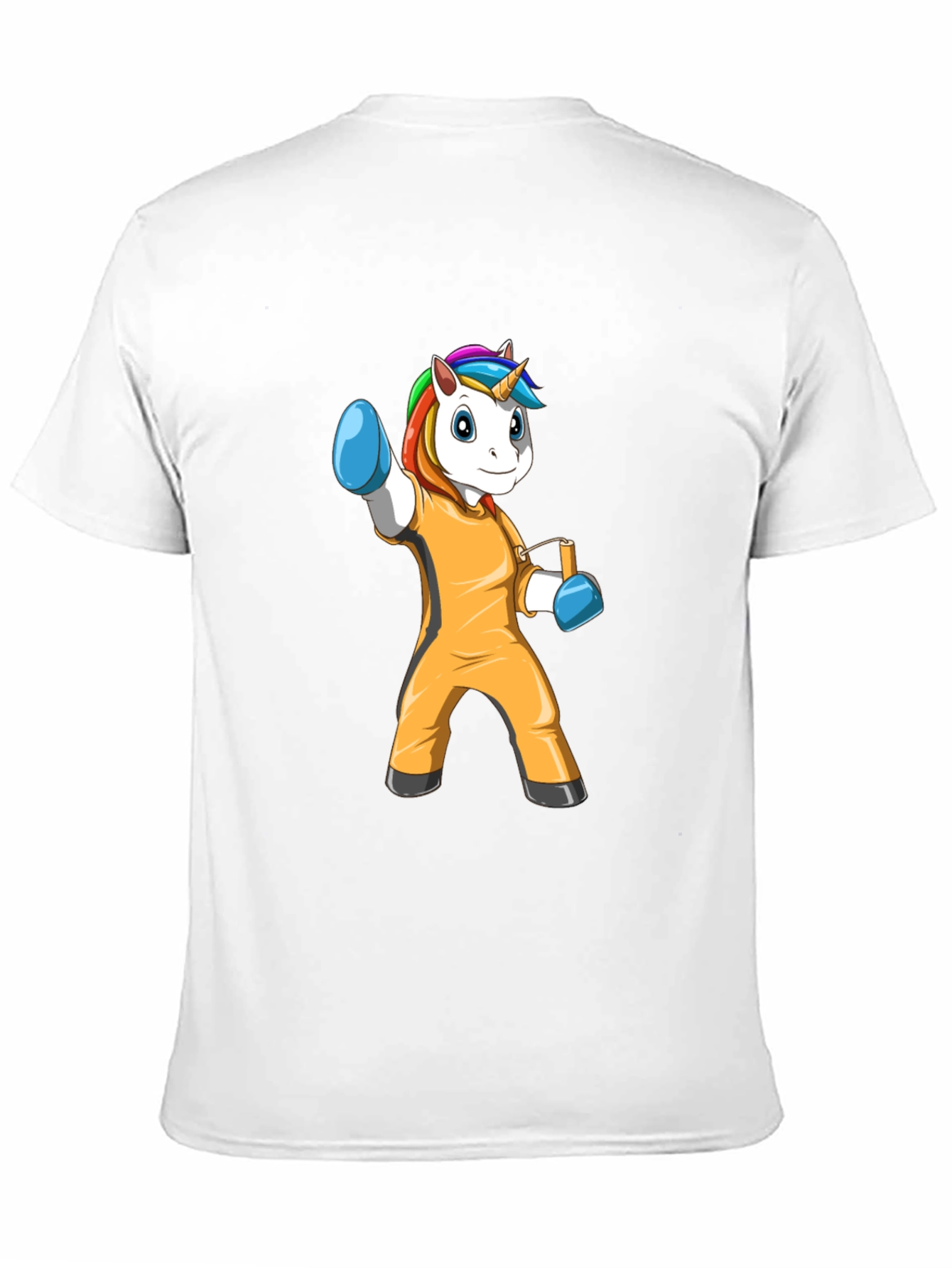 Unicorn in Jail Outfit Graphic Tee