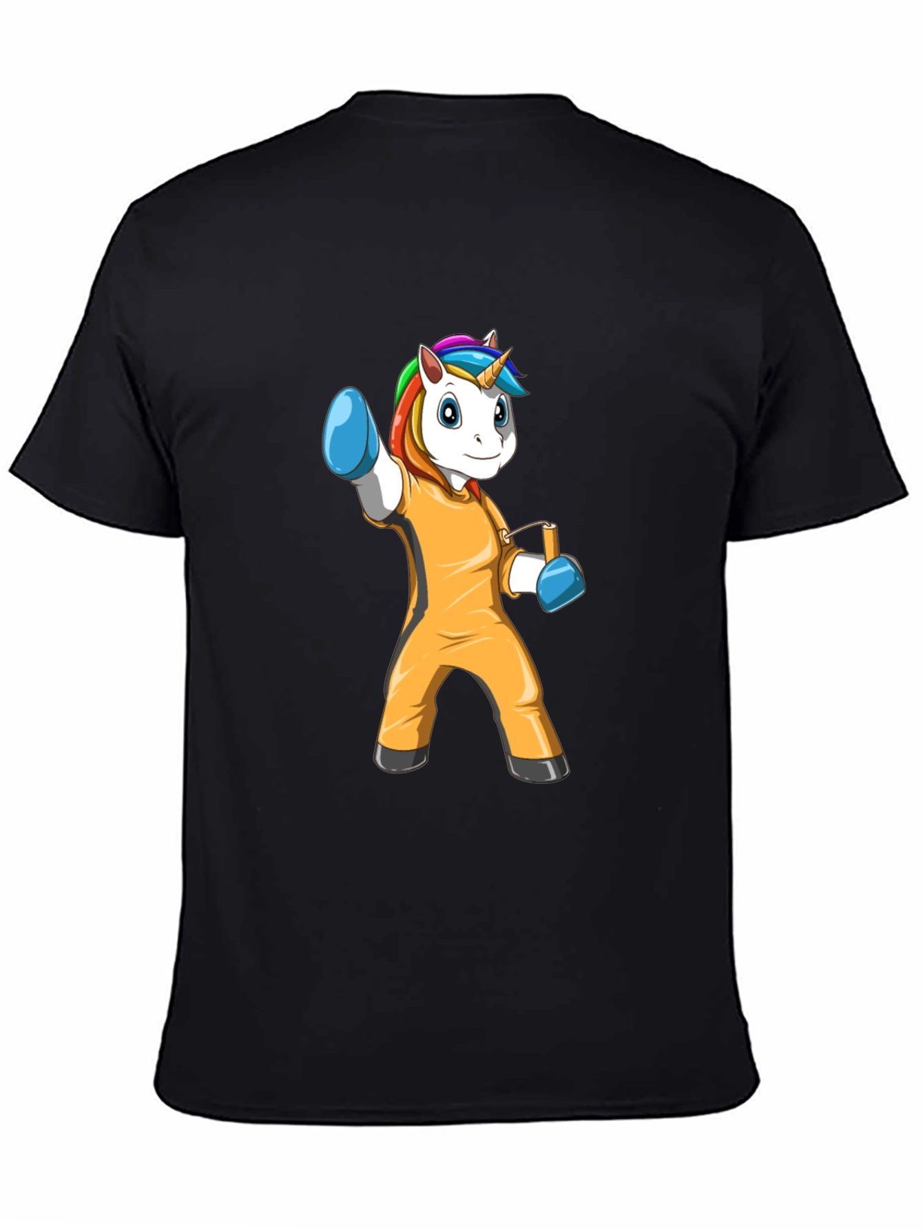 Unicorn in Jail Outfit Graphic Tee