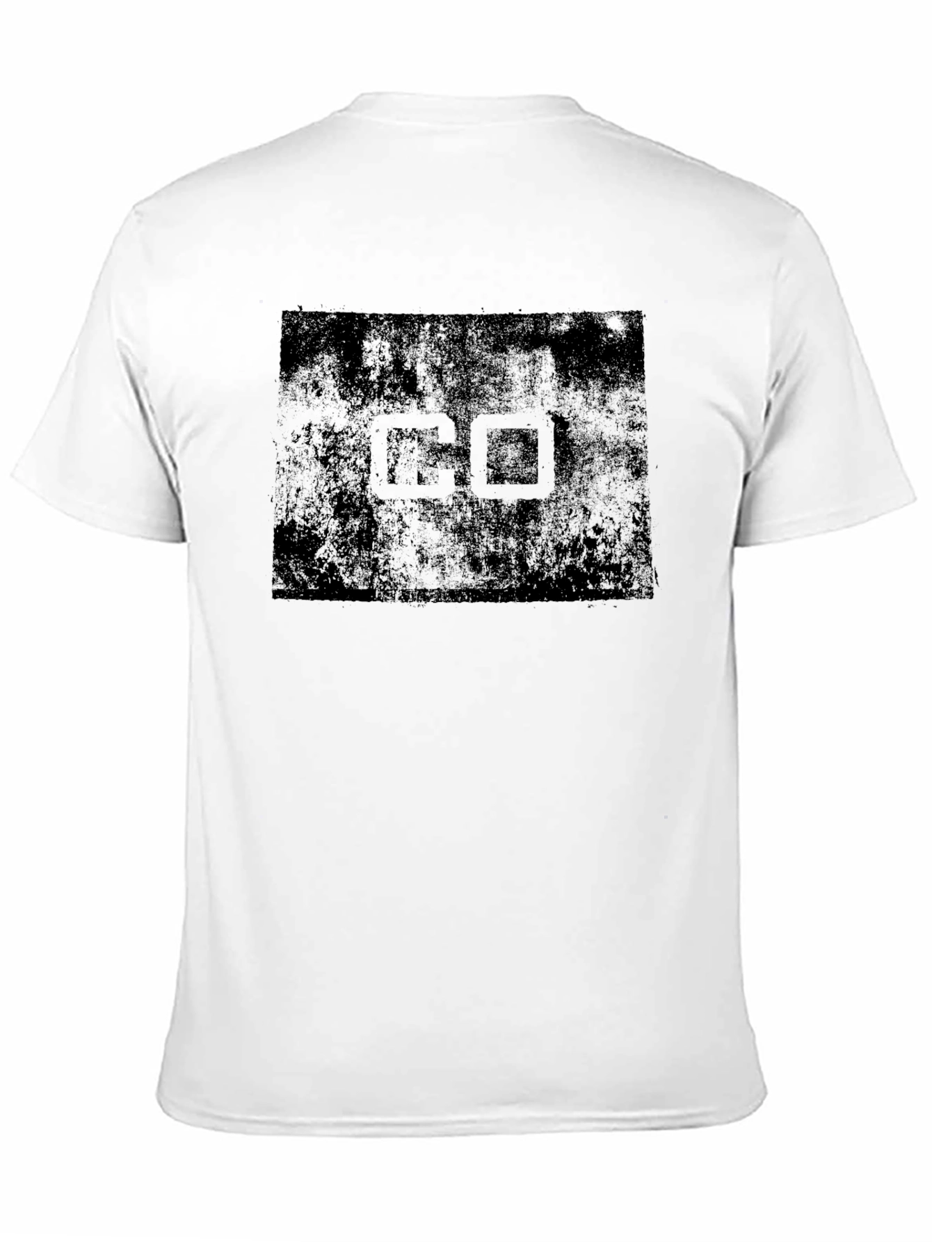 Distressed GO Graphic Tee - Black Cotton Blend