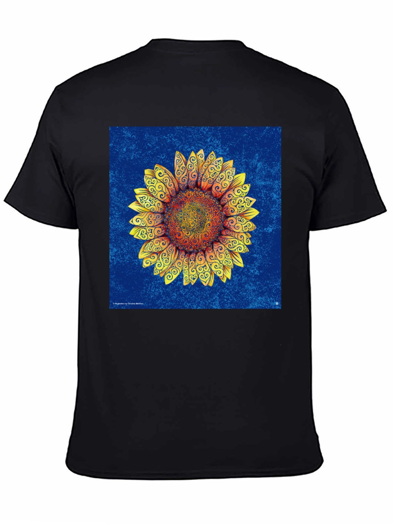 Sunflower Art Print T-Shirt
