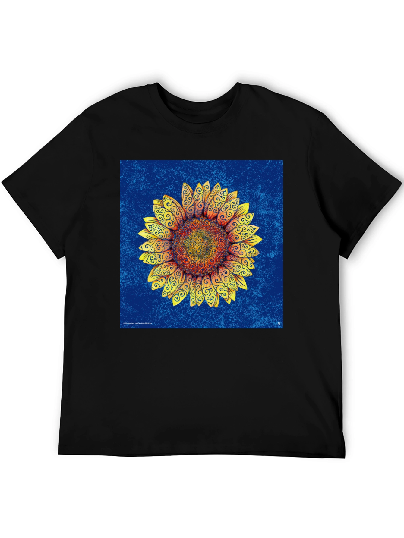 Sunflower Art Print T-Shirt