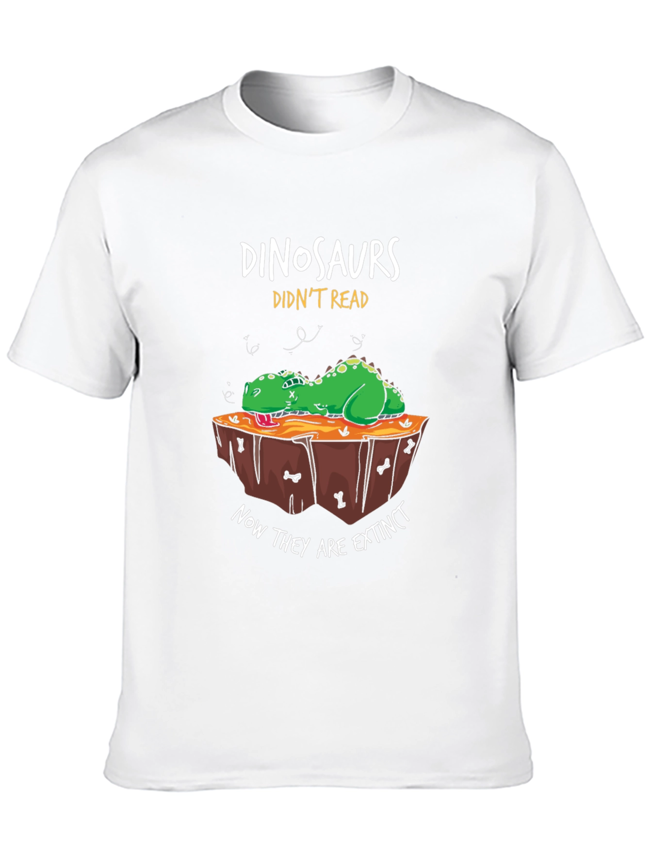 Dinosaurs Didnt Read Graphic Tee
