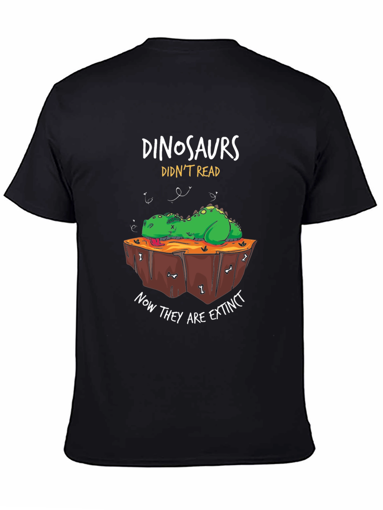 Dinosaurs Didnt Read Graphic Tee
