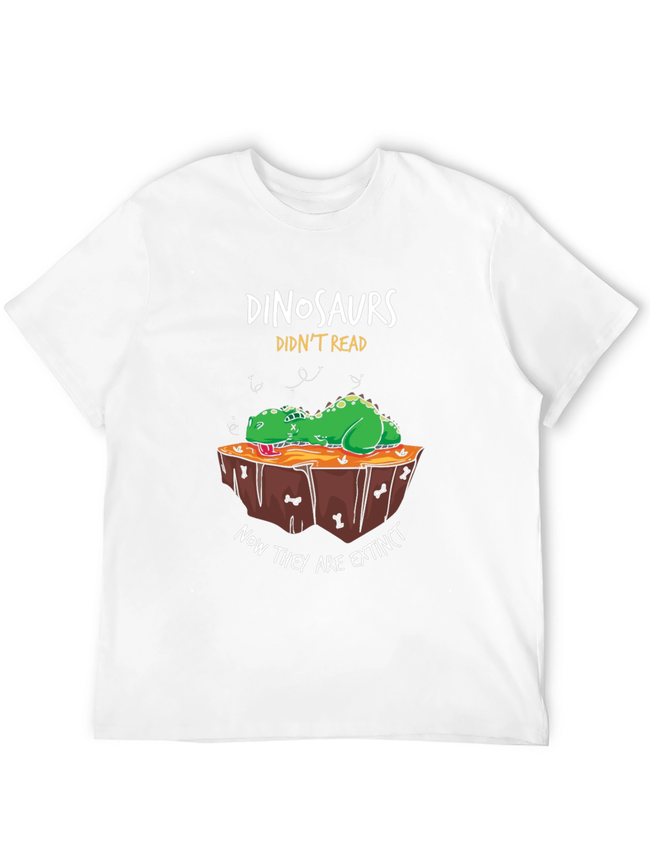 Dinosaurs Didnt Read Graphic Tee