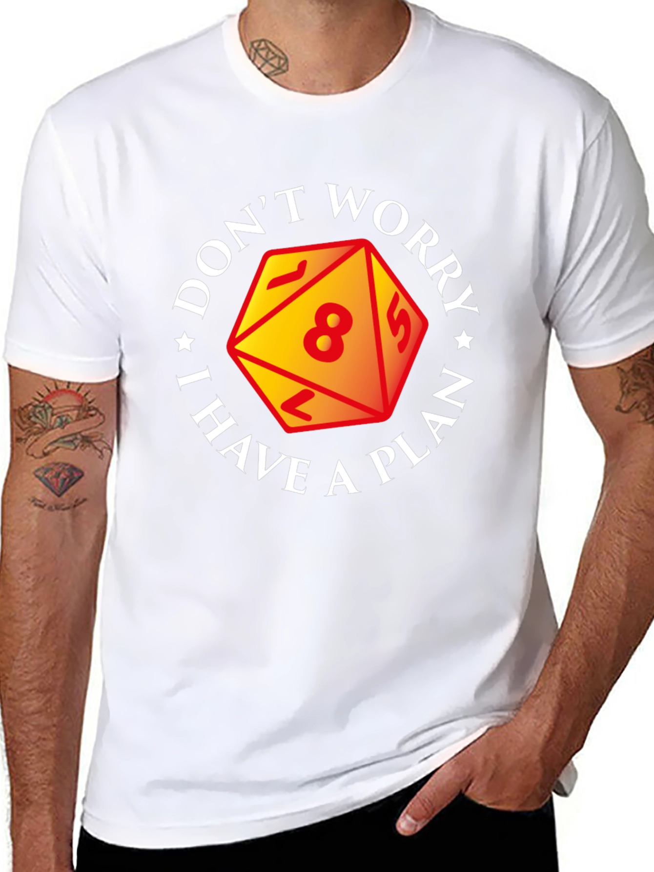 Dont Worry I Have a Plan D&D T-Shirt