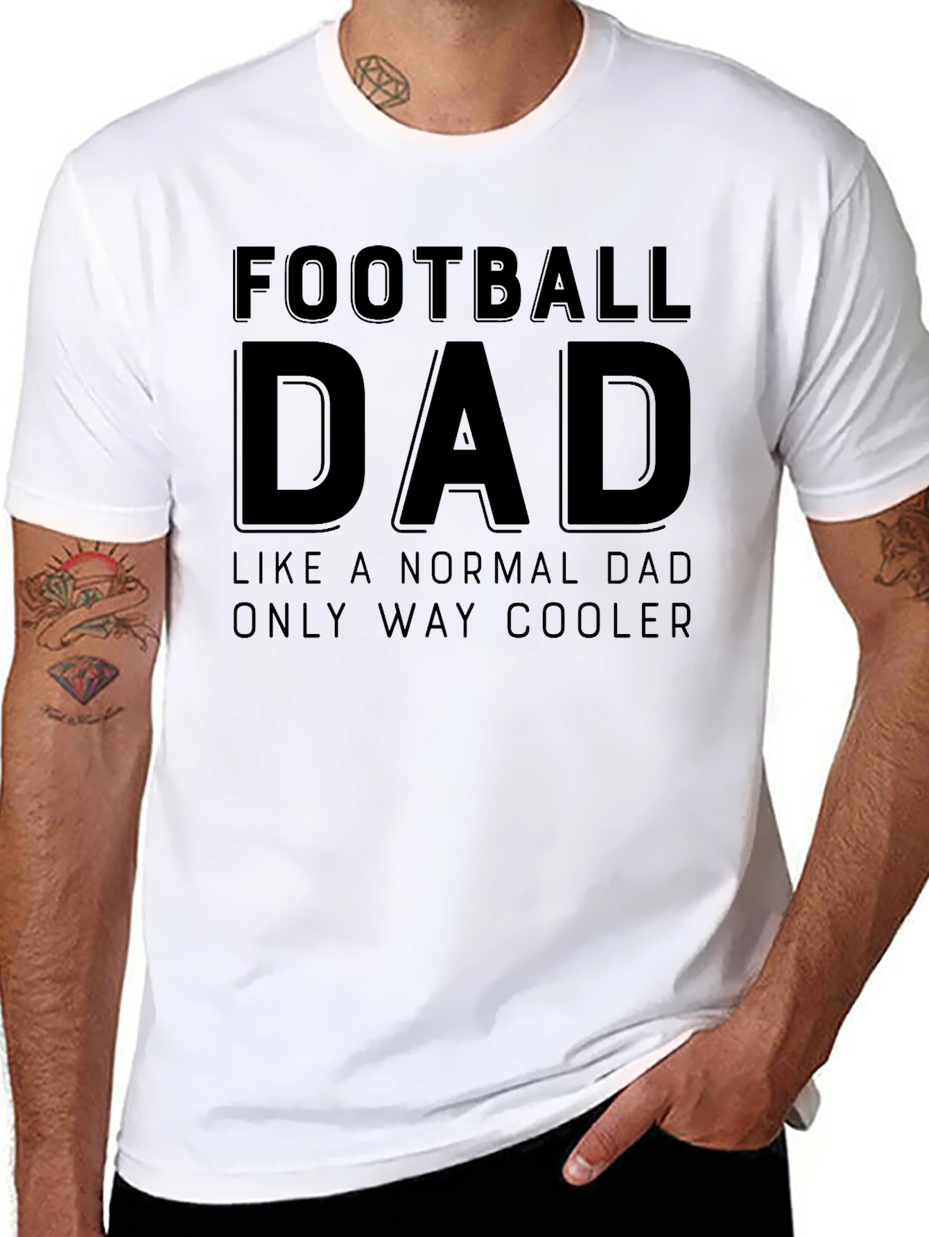 Football Dad T-Shirt - Cool Dad Tee