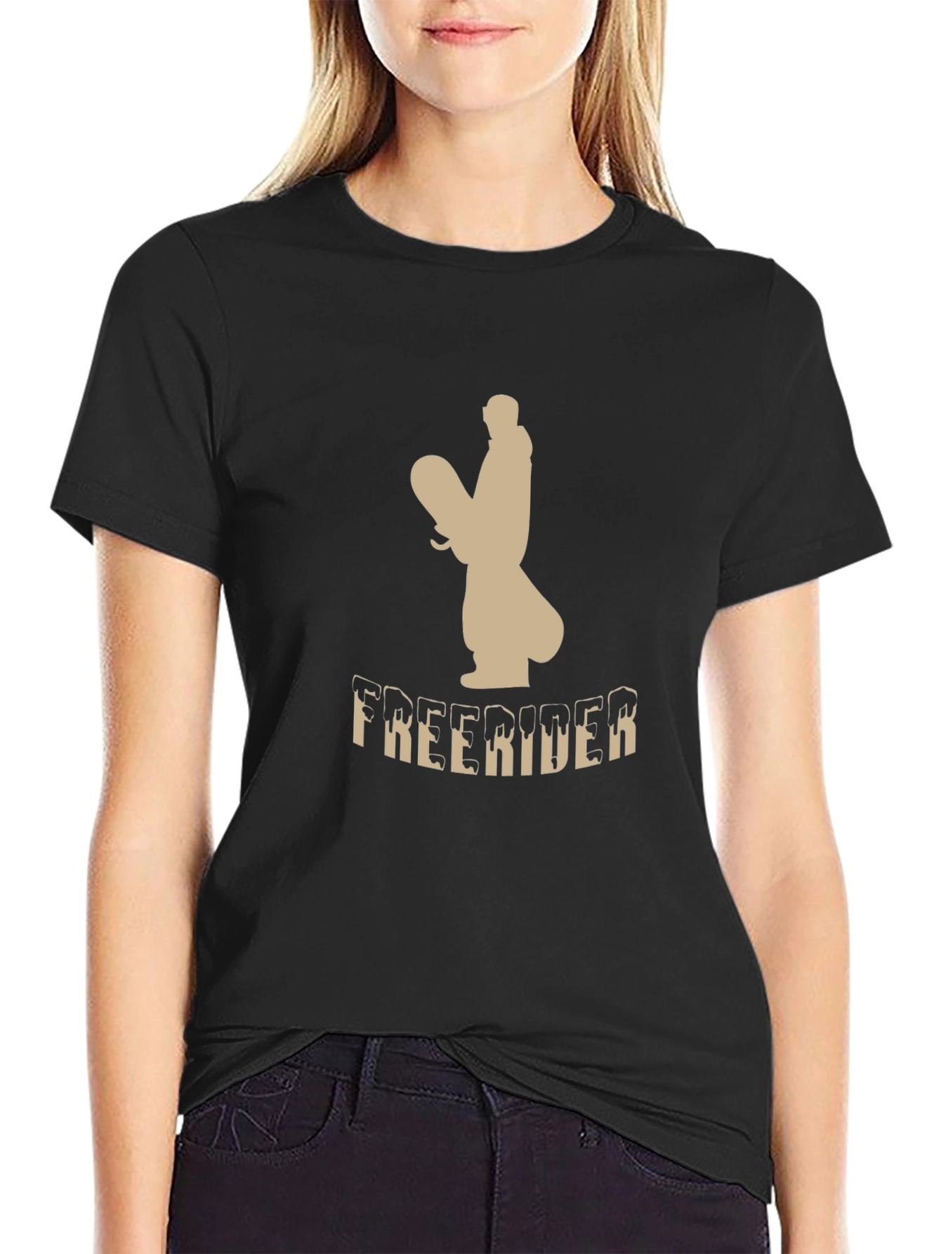 Freerider Snowboarder Graphic T-Shirt