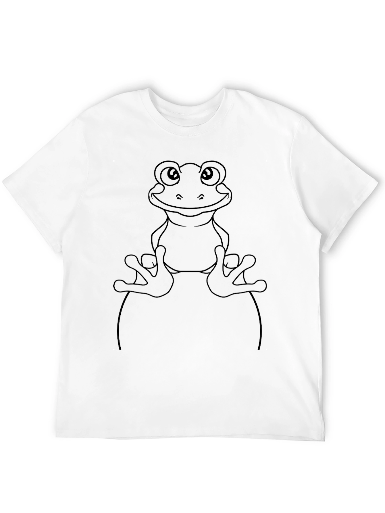 Frog Graphic Tee - Relaxed Fit Black T-Shirt